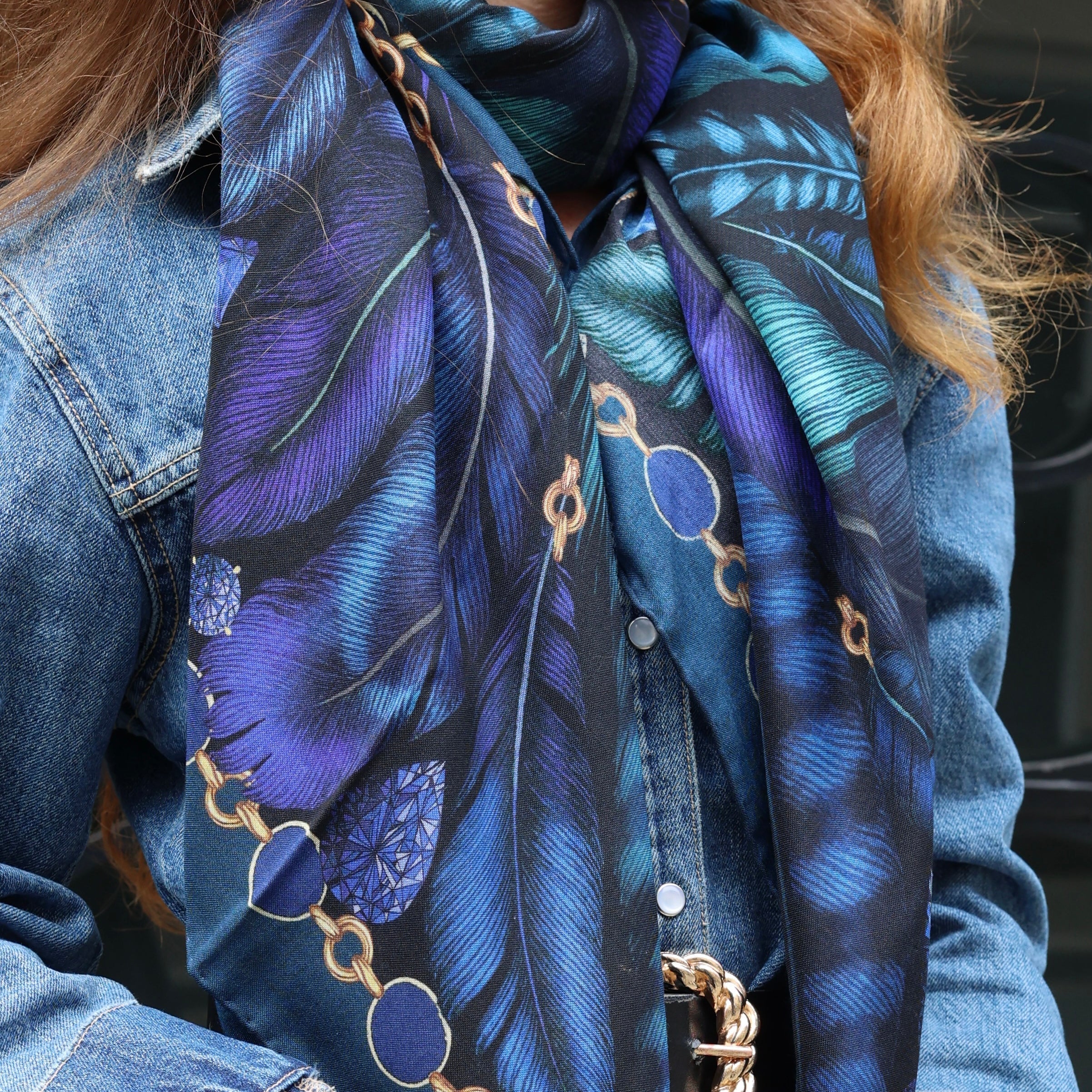 Autumn Styling: Wool Scarves & Denim