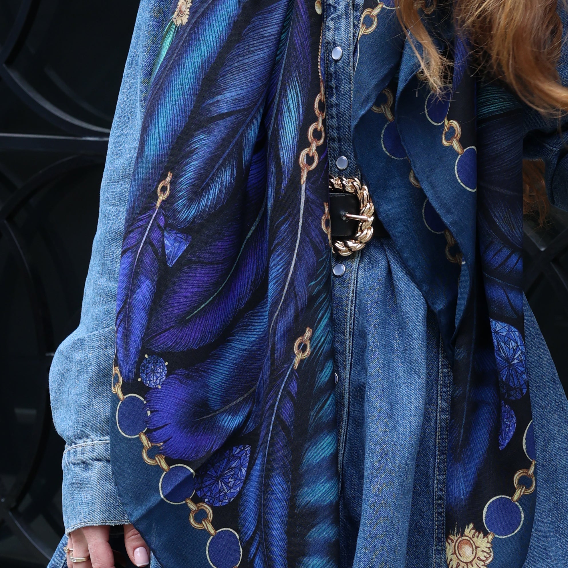 Winter Styling: Wool Scarves & Denim