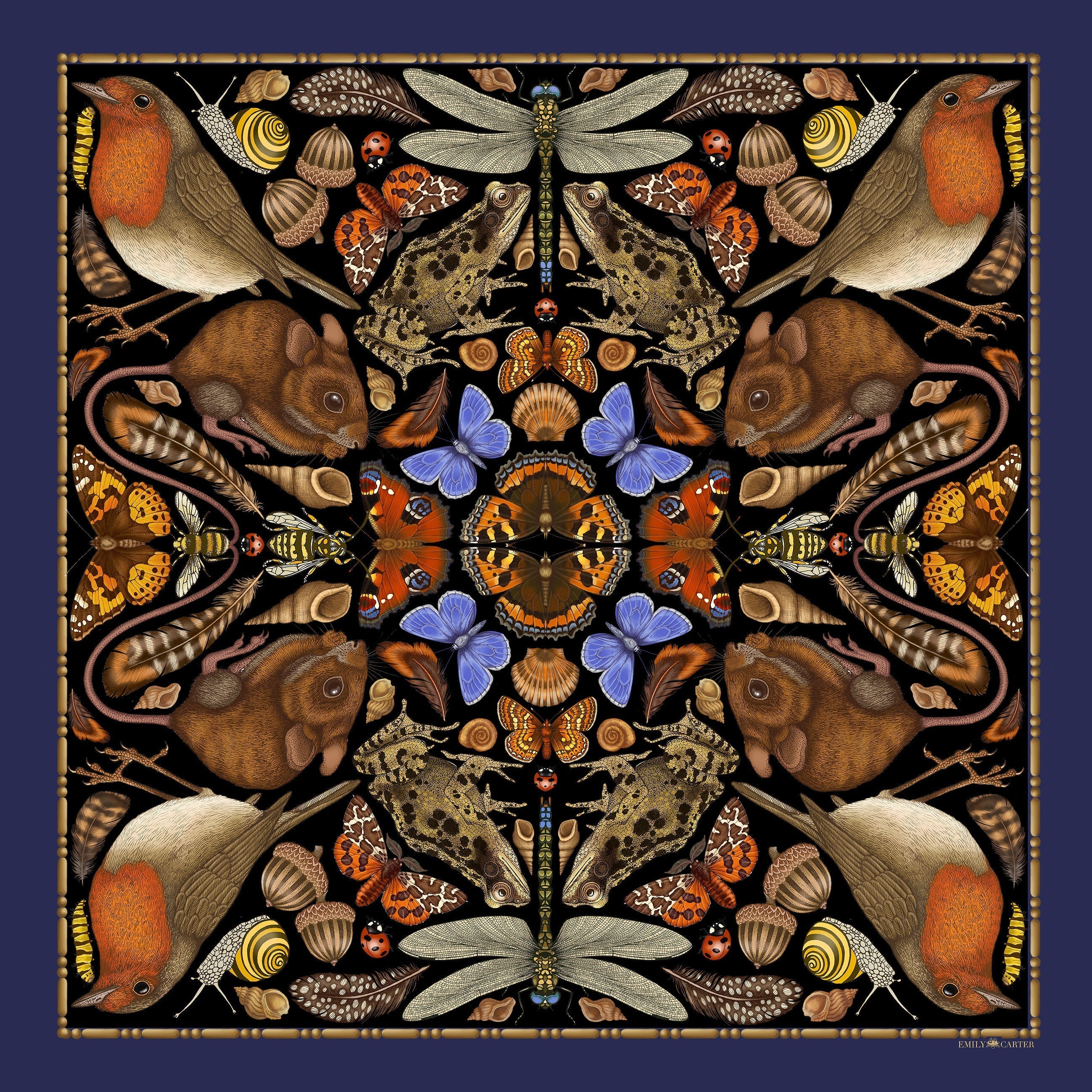 From Sketch to Silk: The British Garden Scarf