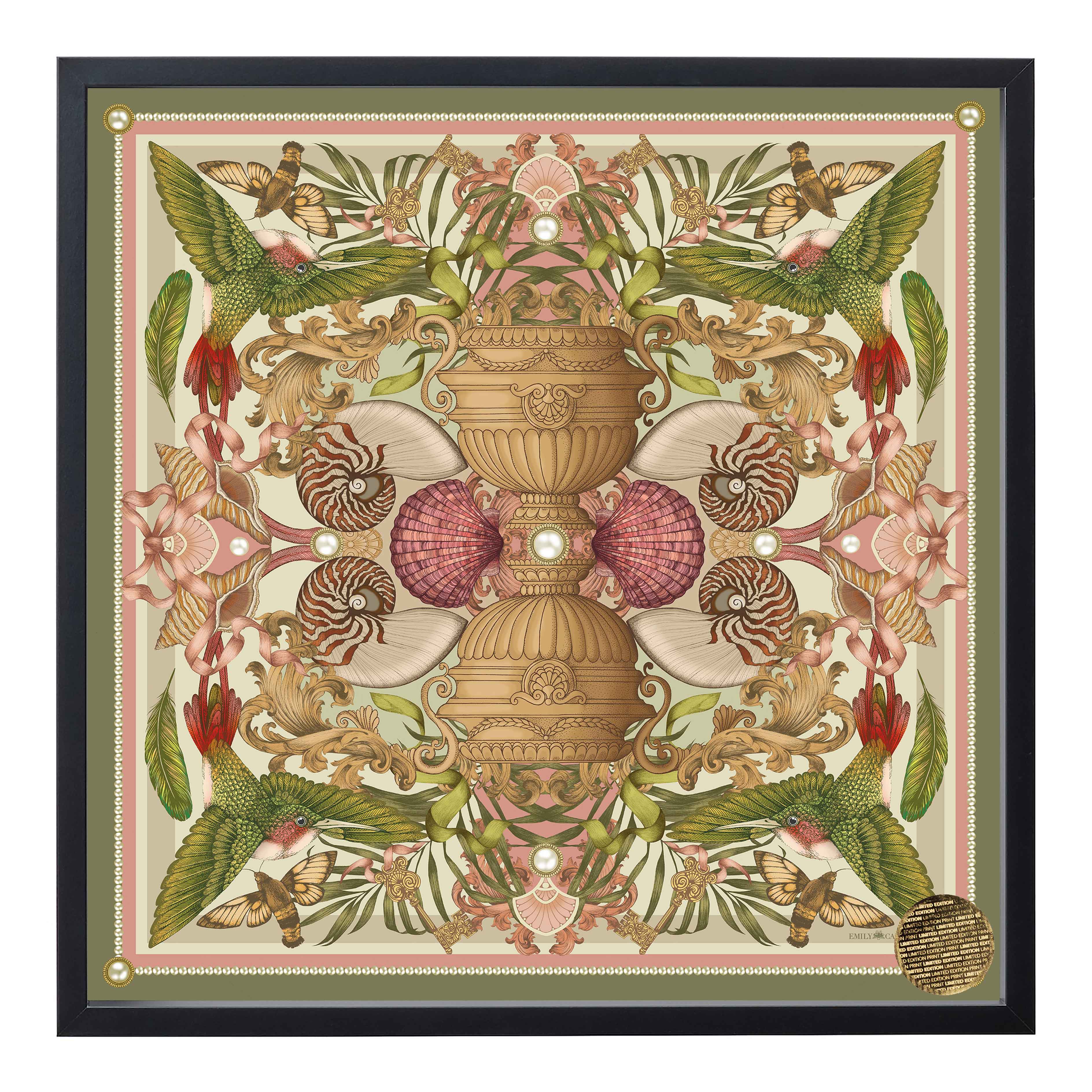'Nautilus & Hummingbird' Giclée Print - Limited Edition