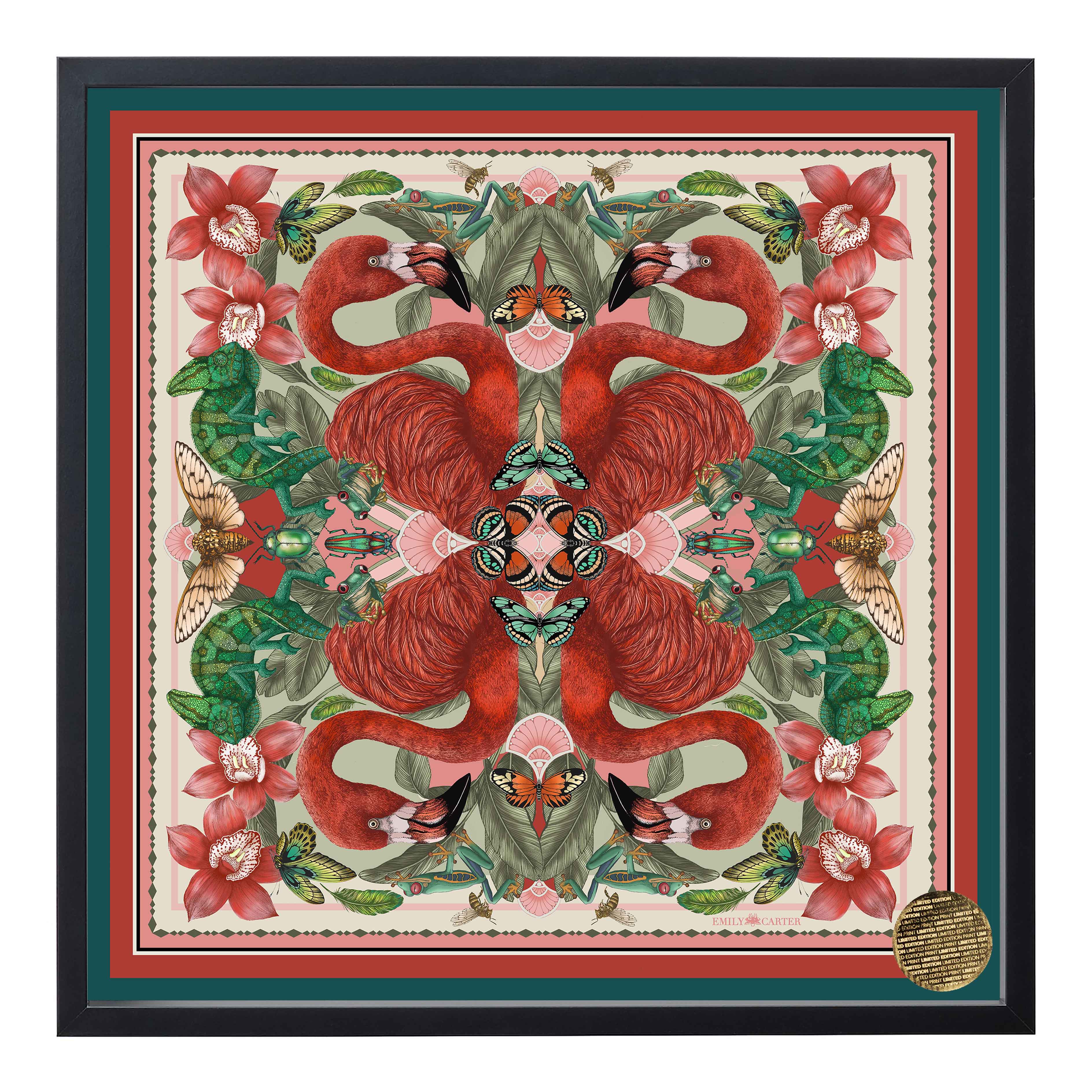 'Flamingo Fiesta' Giclée Print - Limited Edition