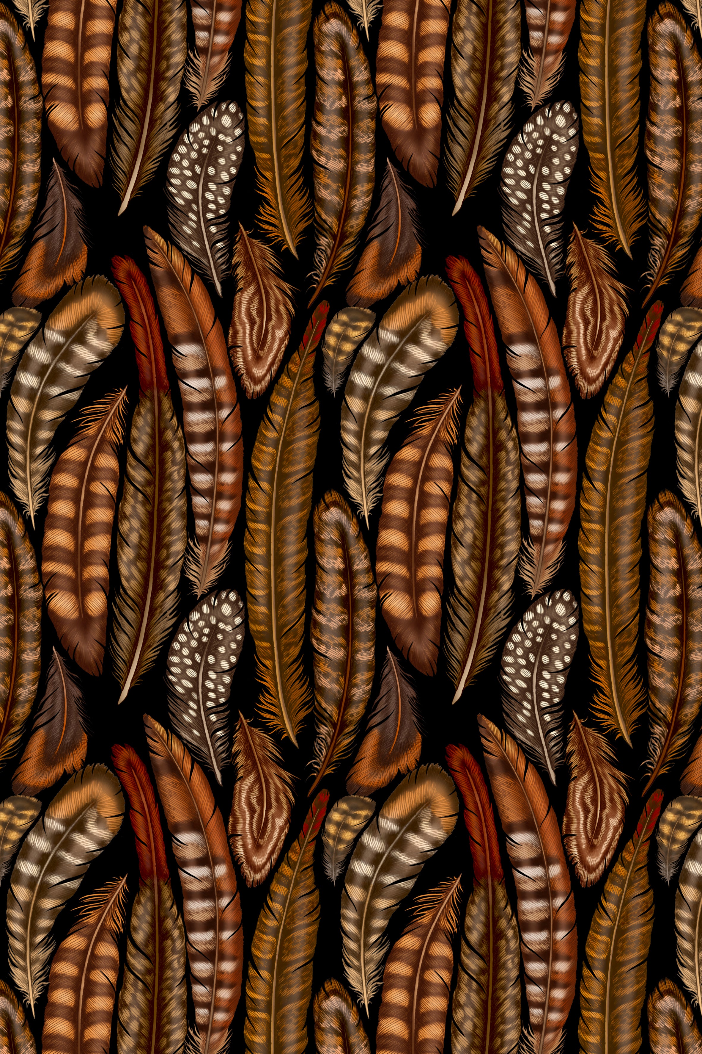 British Feather Print