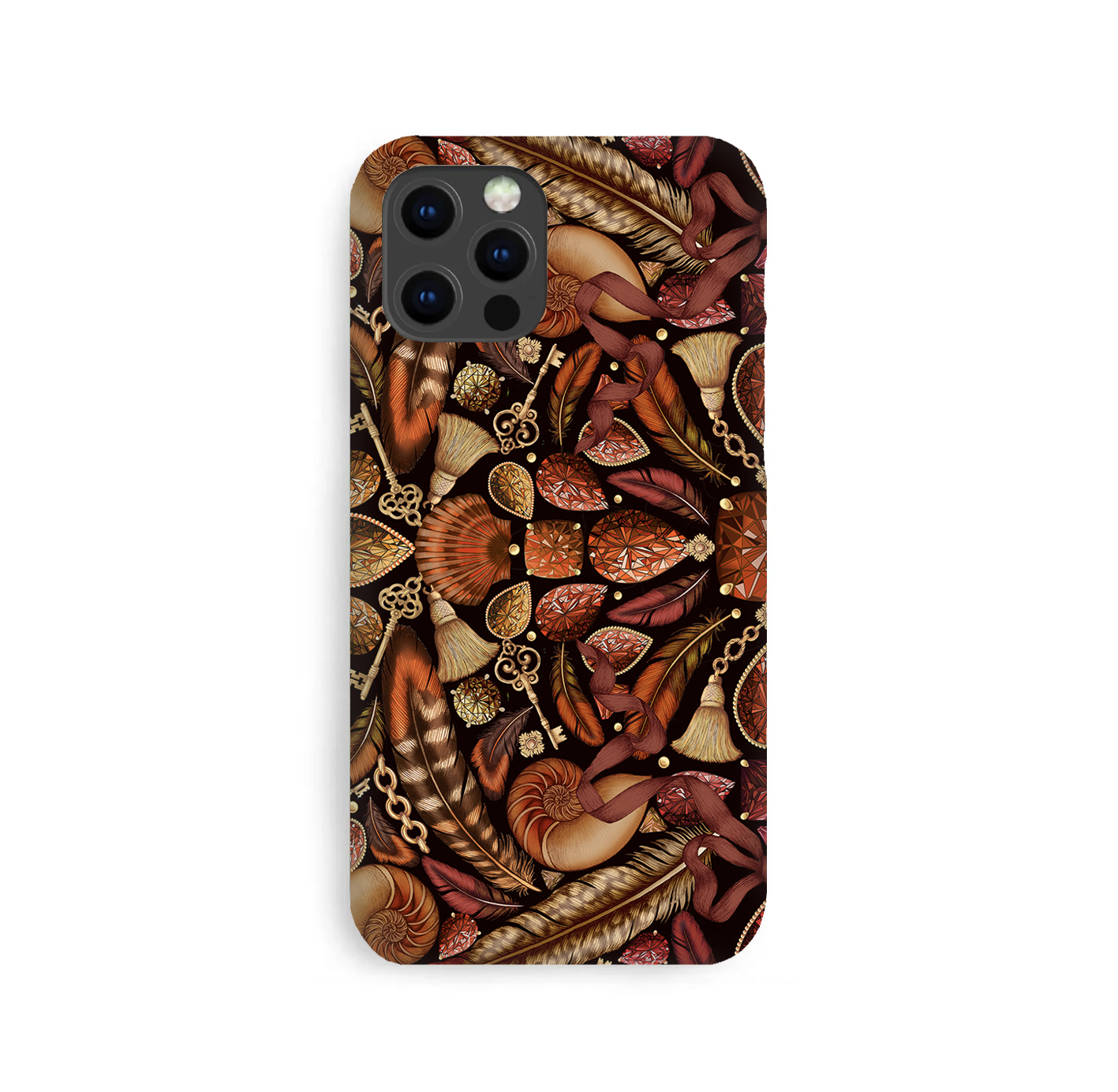Luxury Phone Case - Feather Bouquet