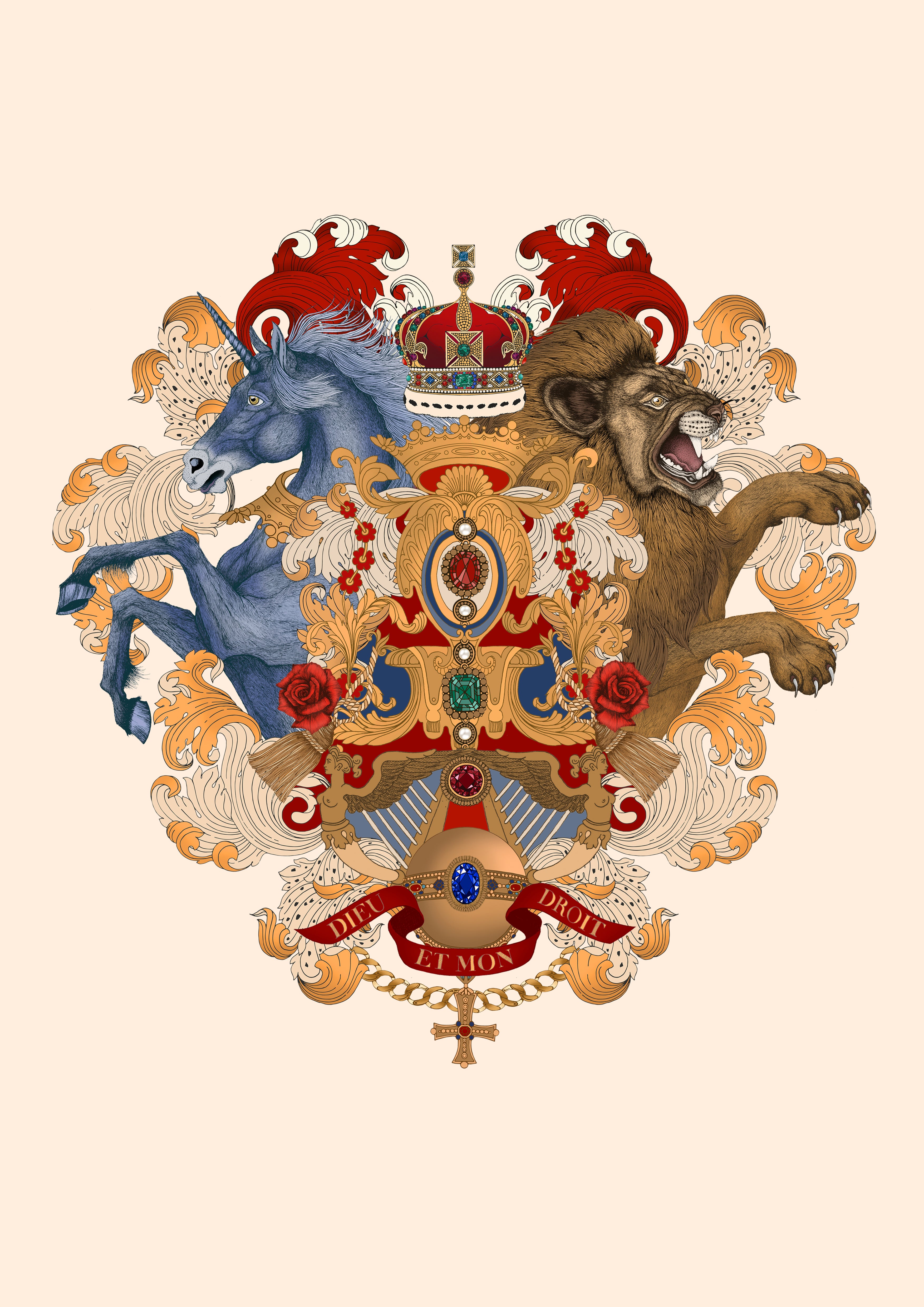 'Monarchy' Giclée Print A2 - Limited Edition