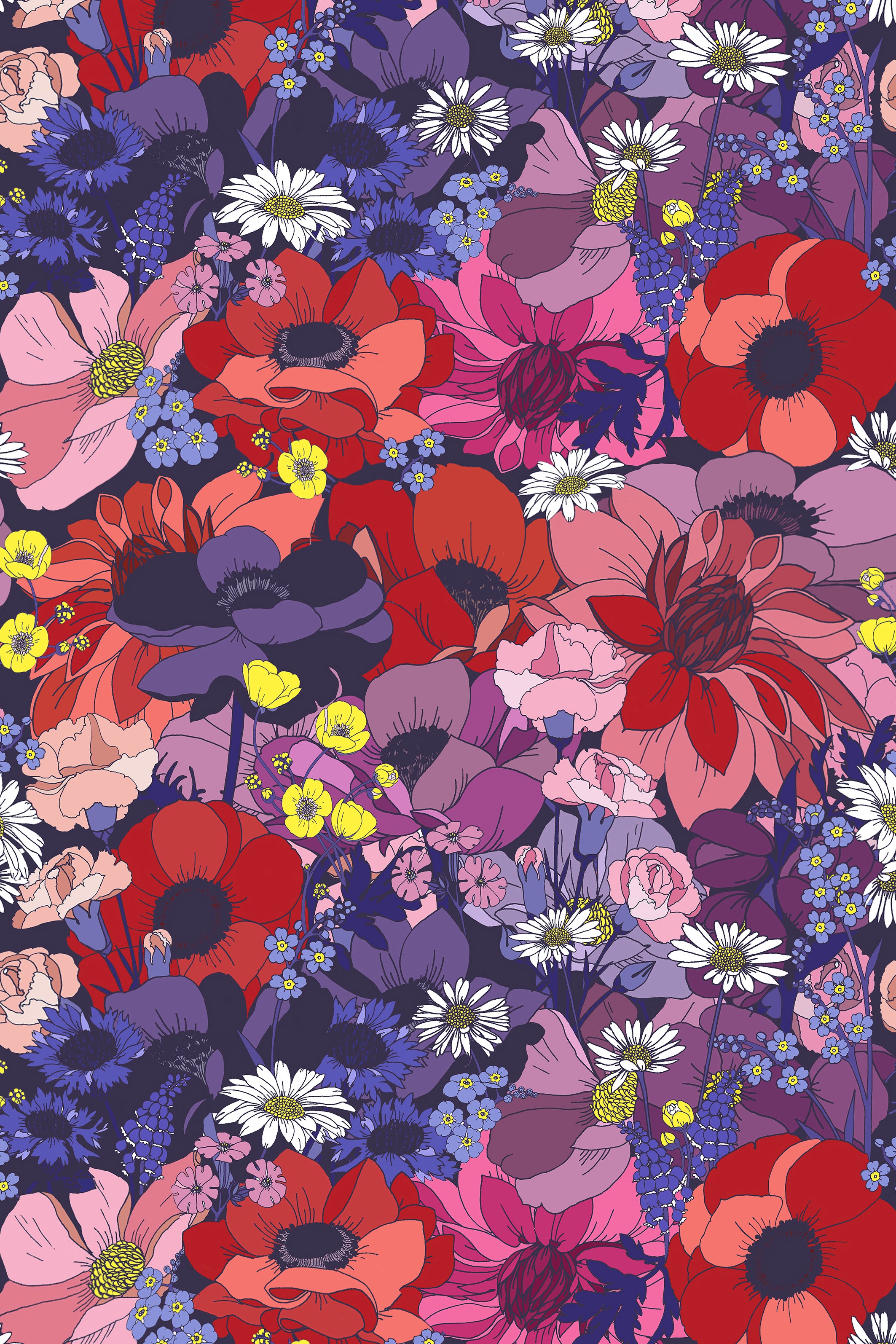 English Garden Print - Pink