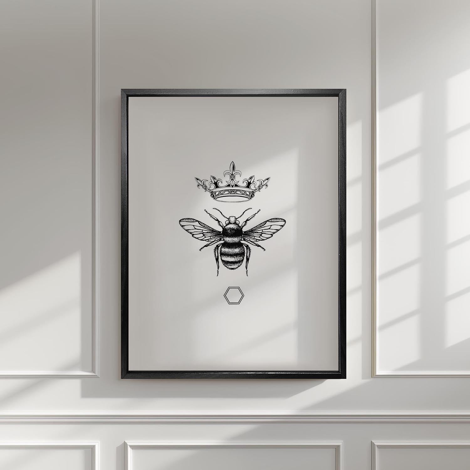 'Honey Queen Bee' Fine Art Print