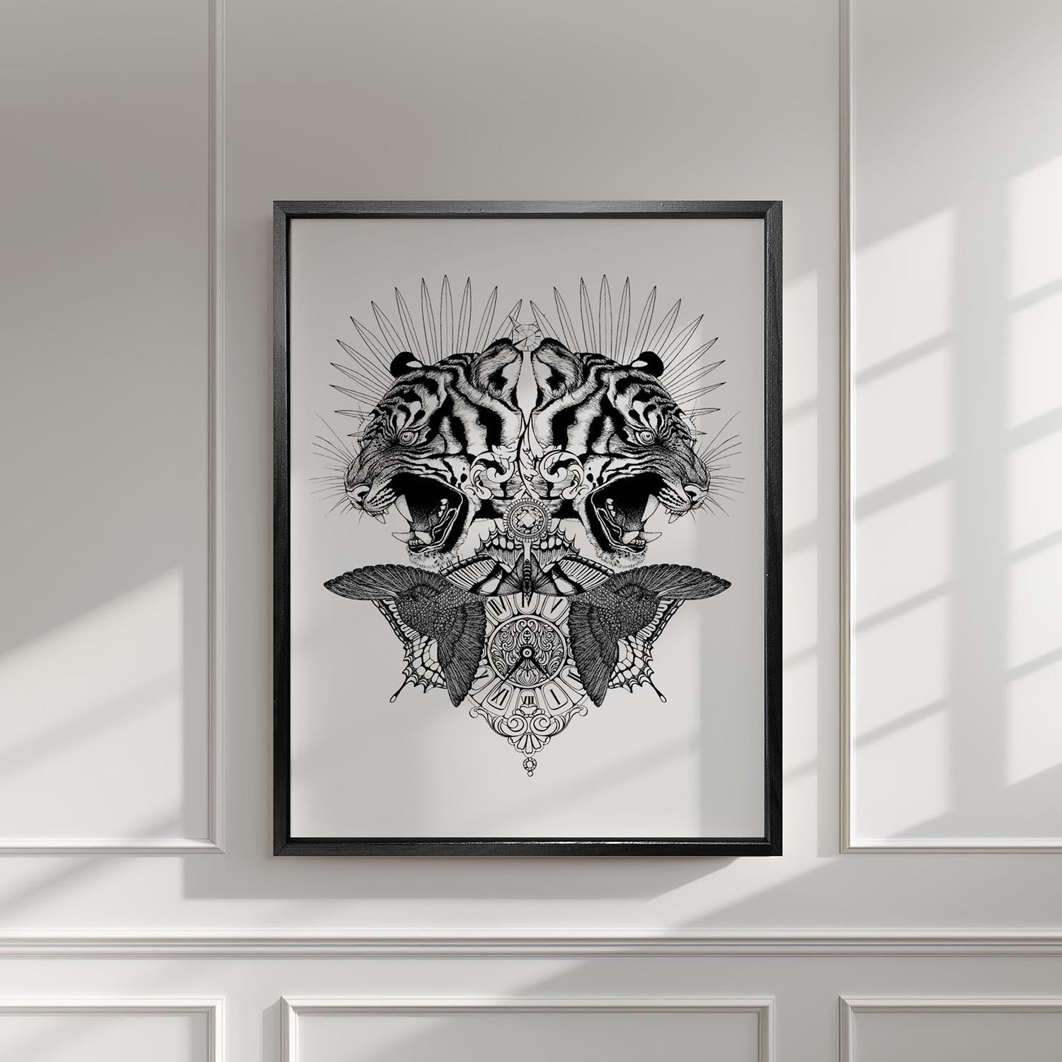 'Baroque Tiger' Fine Art Print