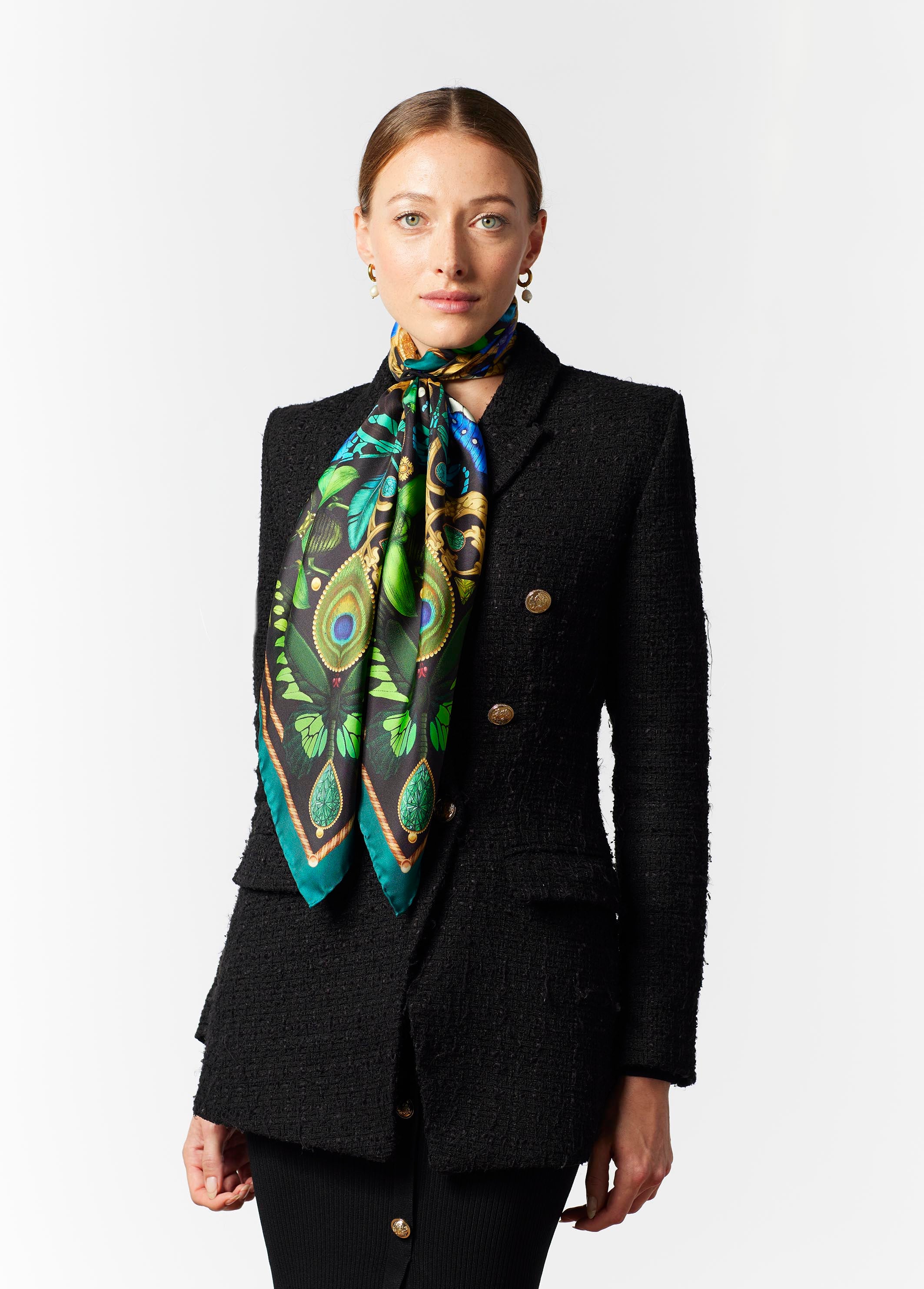 The Iridescent Butterfly Scarf | 65x65cm [Preorder]