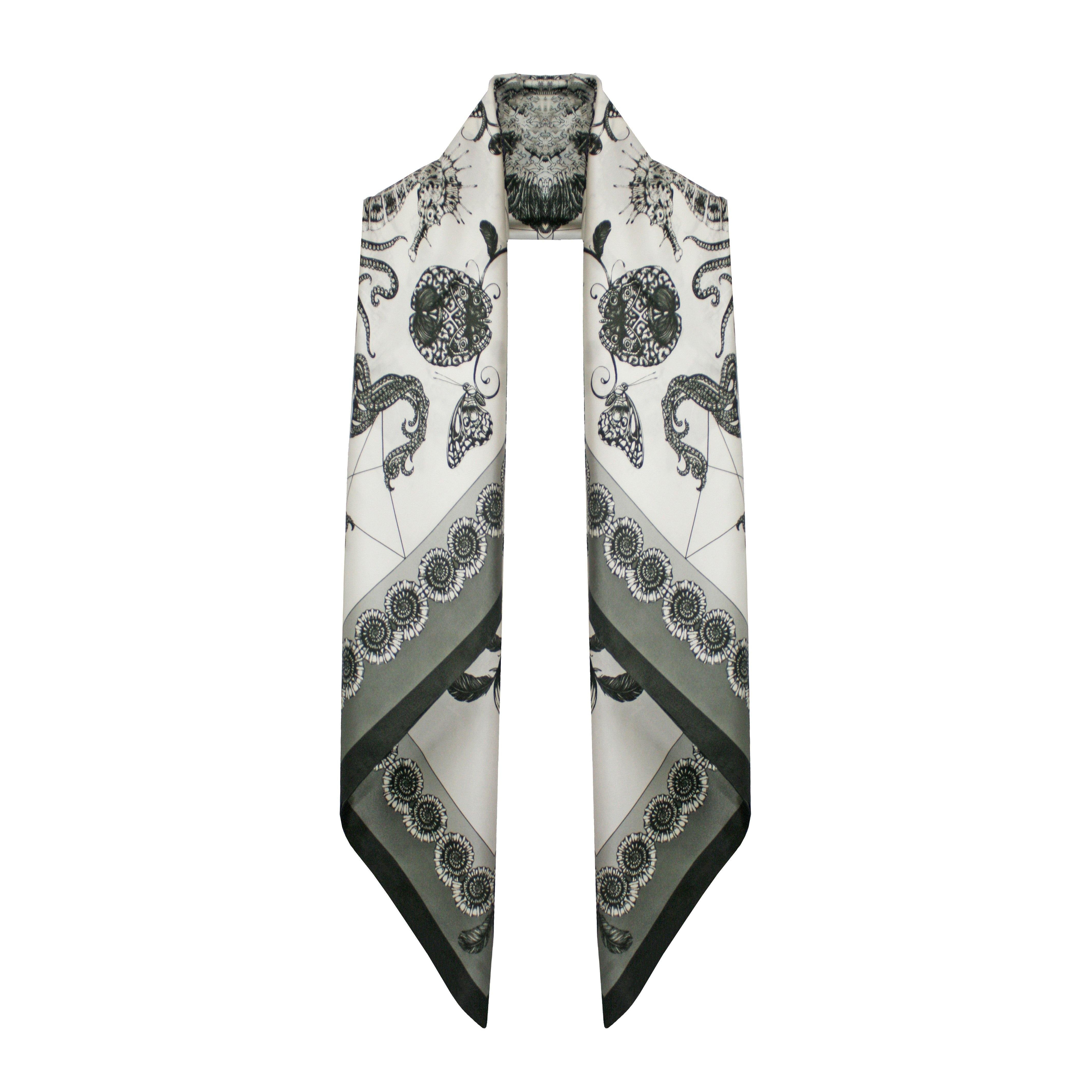 The Ammonautilae Silk Scarf | 90x90cm - Emily Carter London