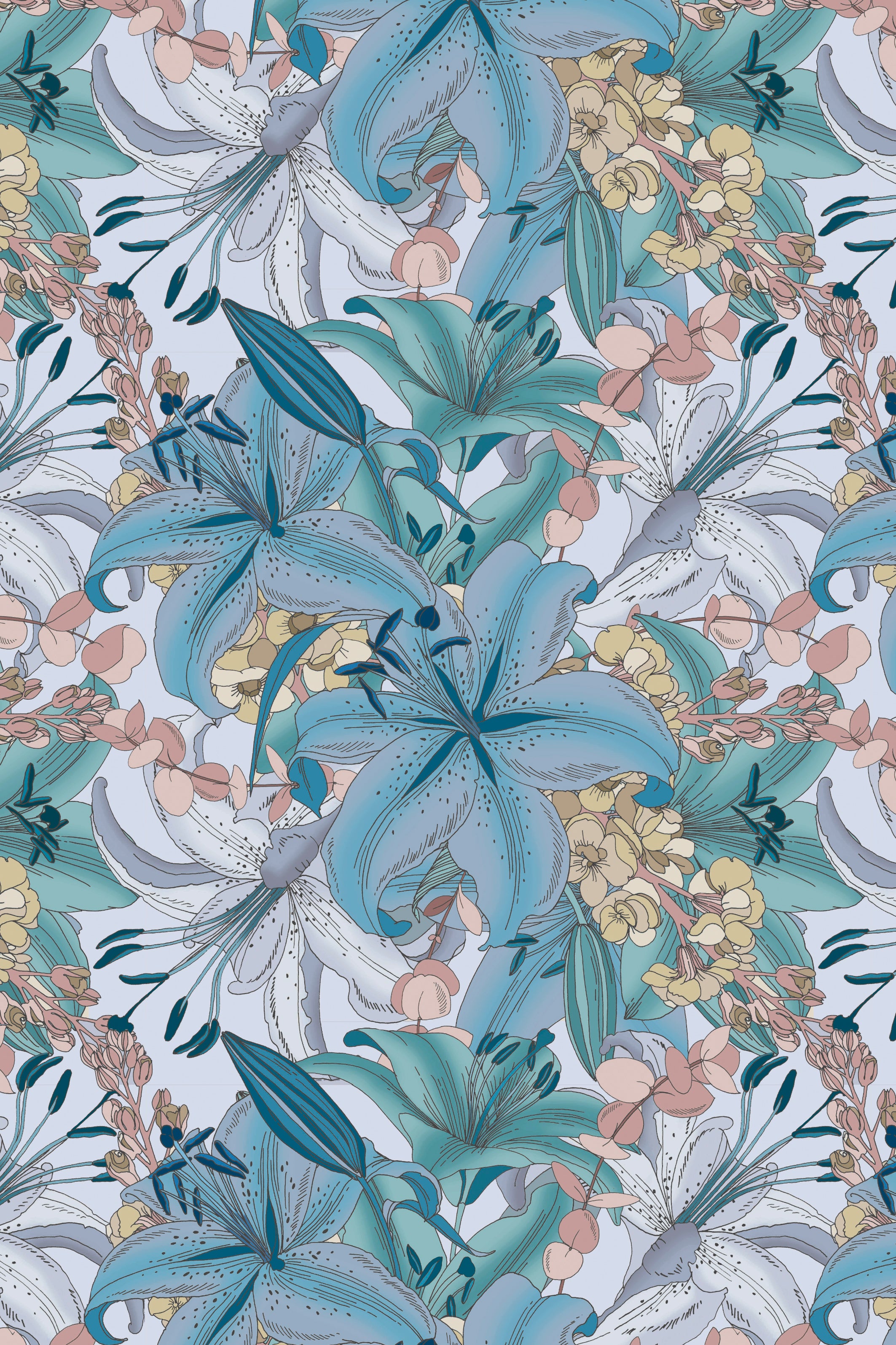 Lily Bouquet Print