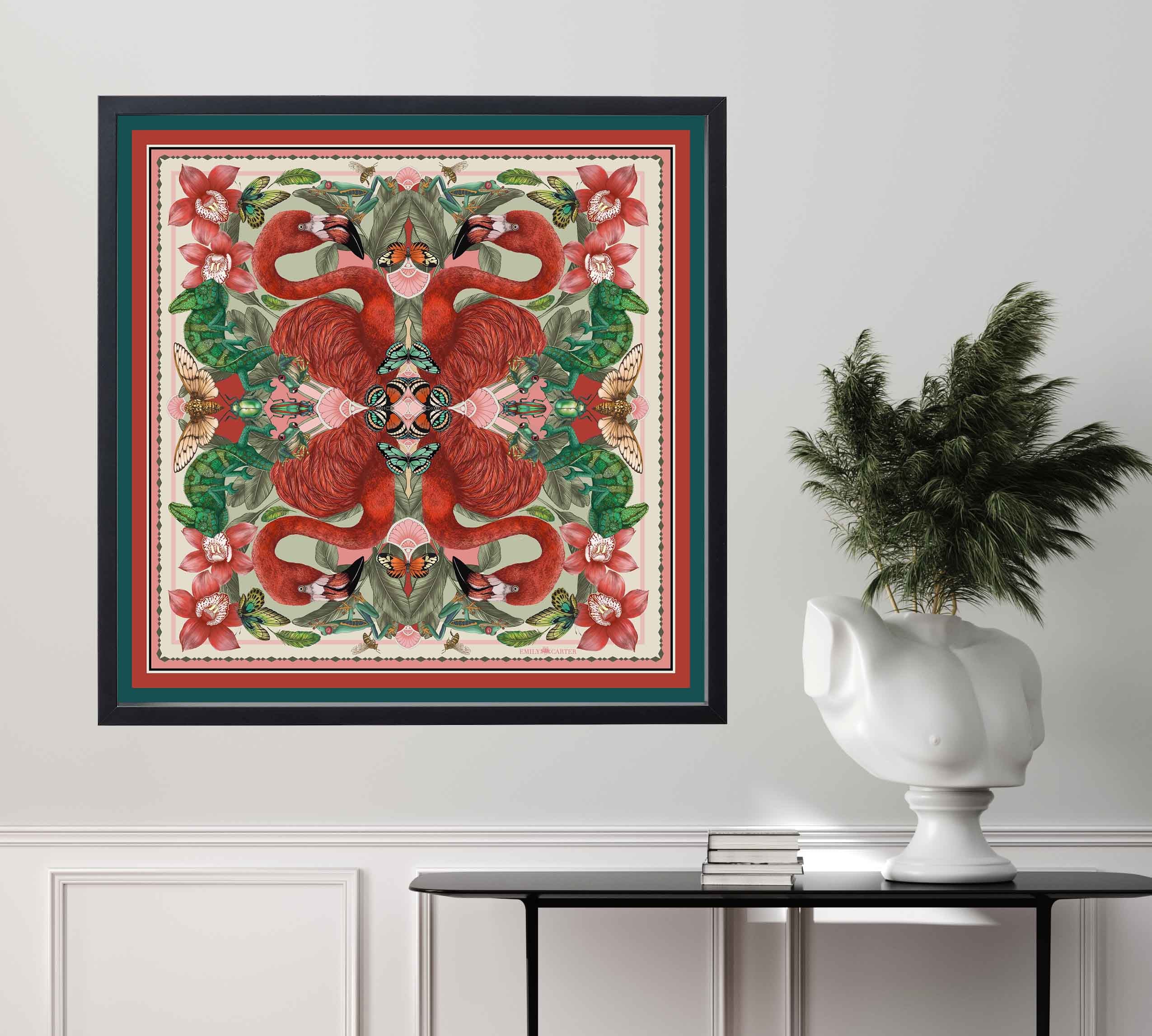 'Flamingo Fiesta' Giclée Print - Limited Edition
