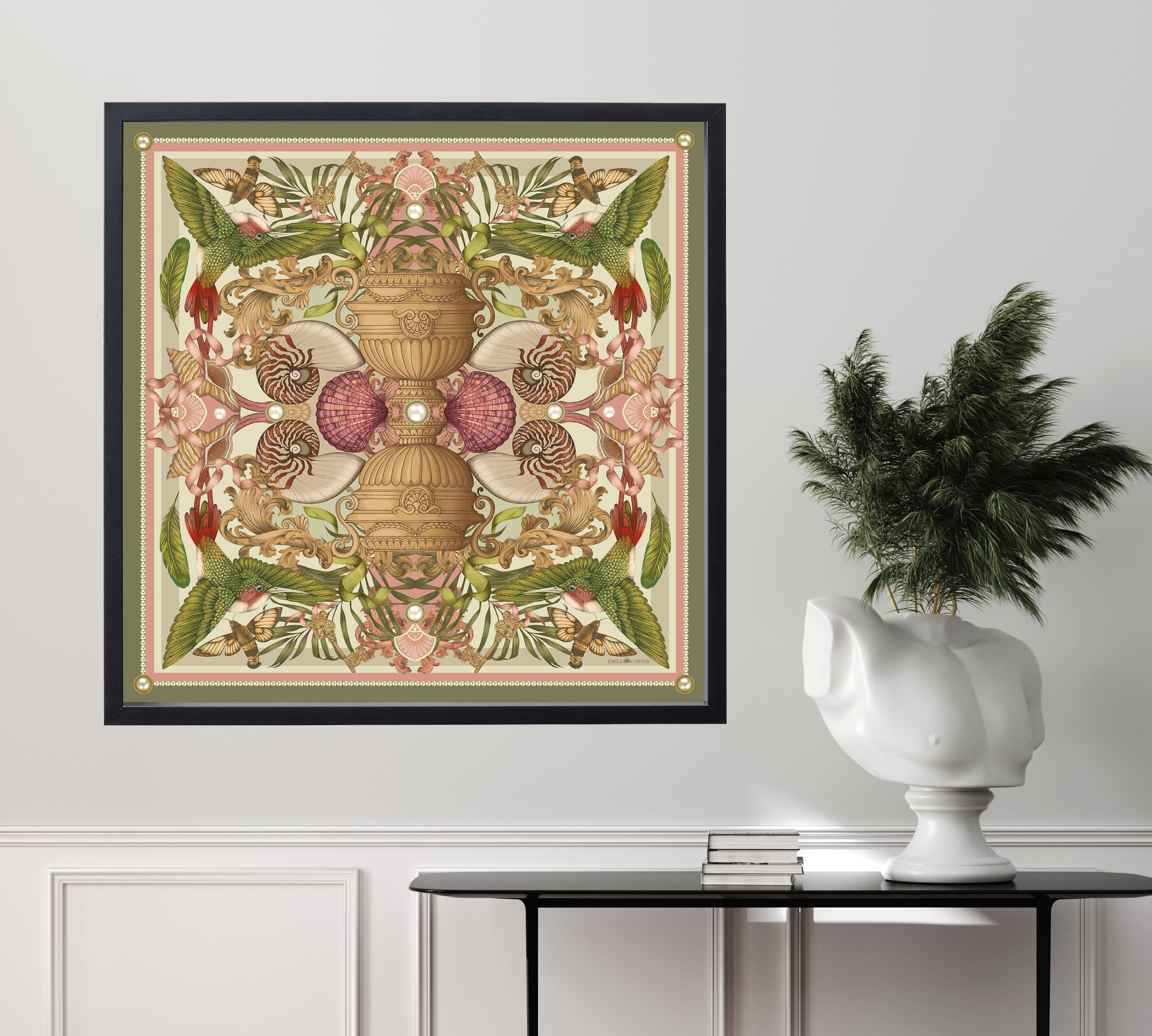 'Nautilus & Hummingbird' Giclée Print - Limited Edition