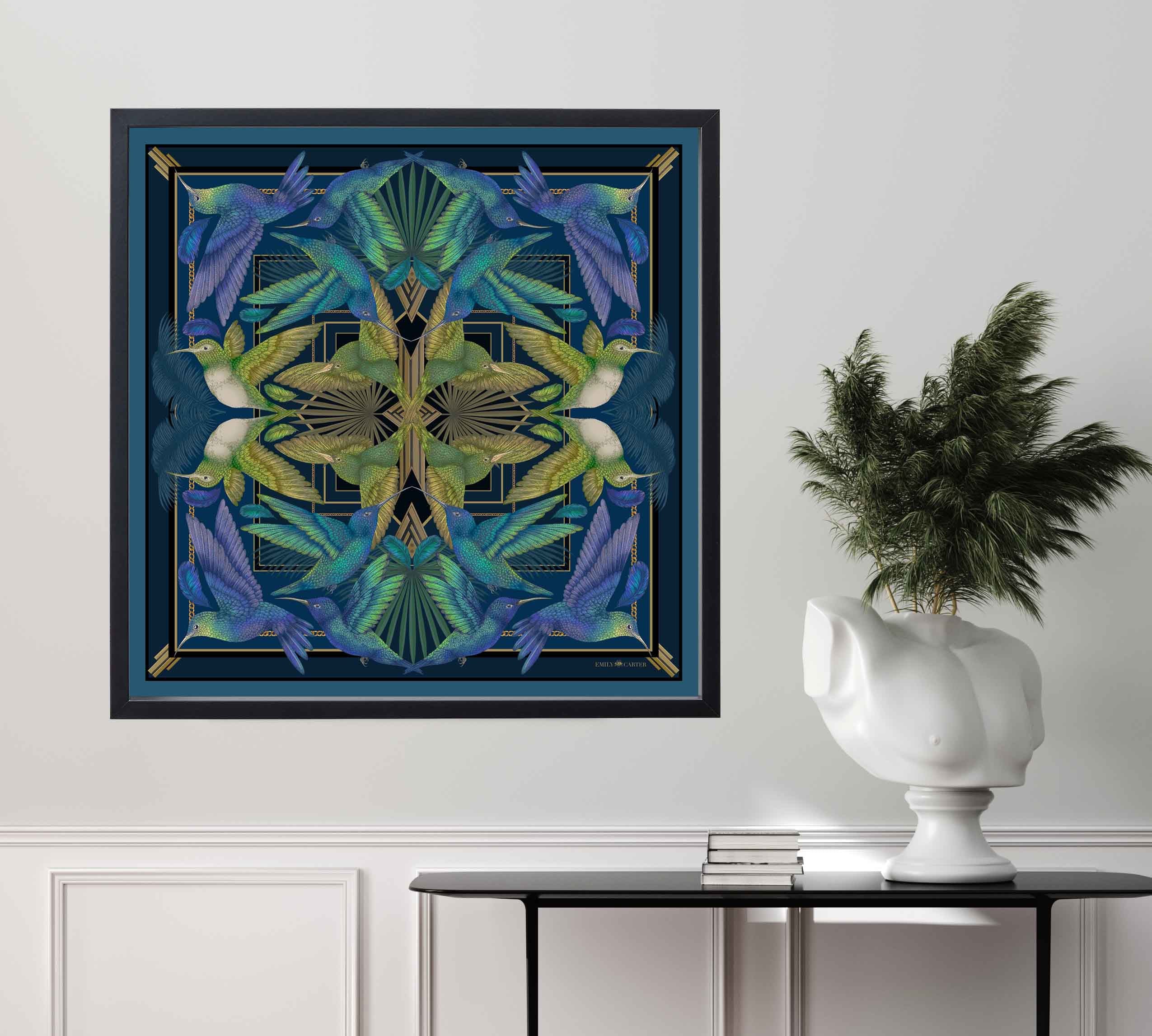 'Midnight Hummingbird' Giclée Print - Limited Edition
