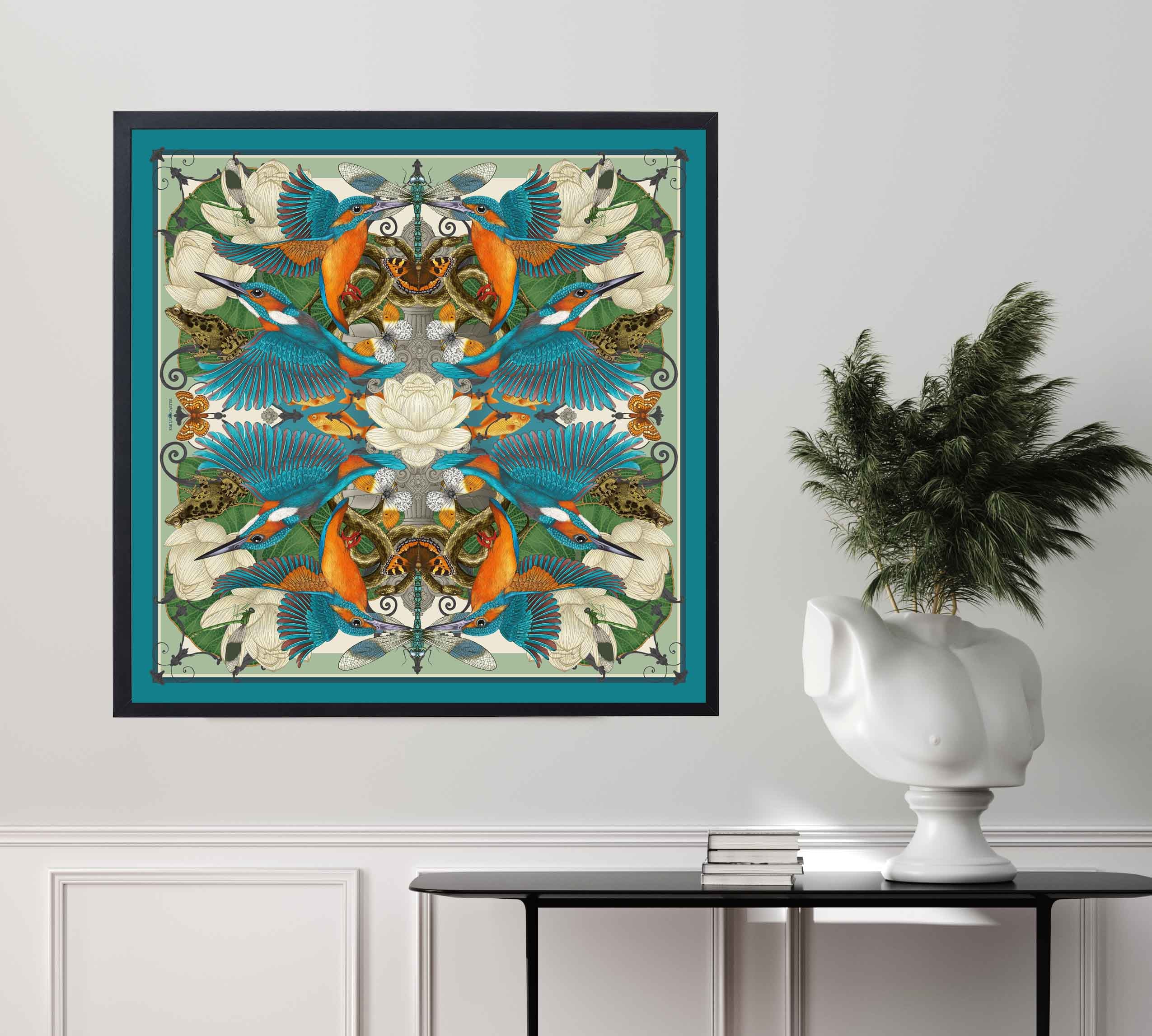'Frog & Kingfisher' Giclée Print - Limited Edition