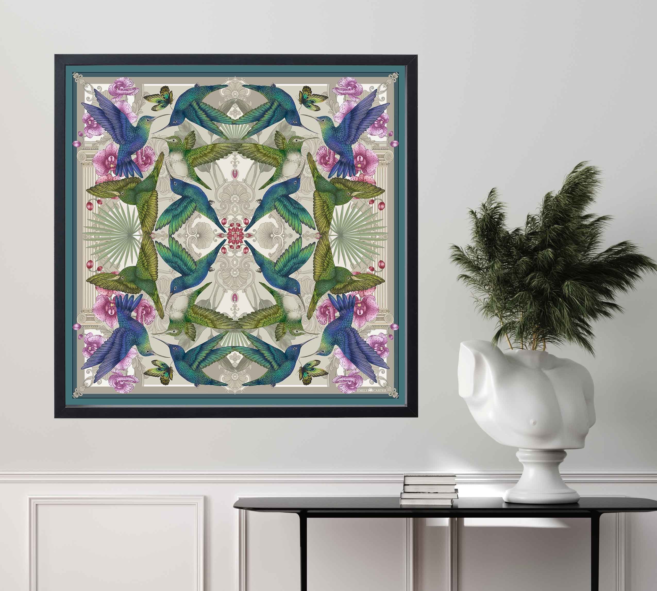 'Hummingbird Temple' Giclée Print - Limited Edition