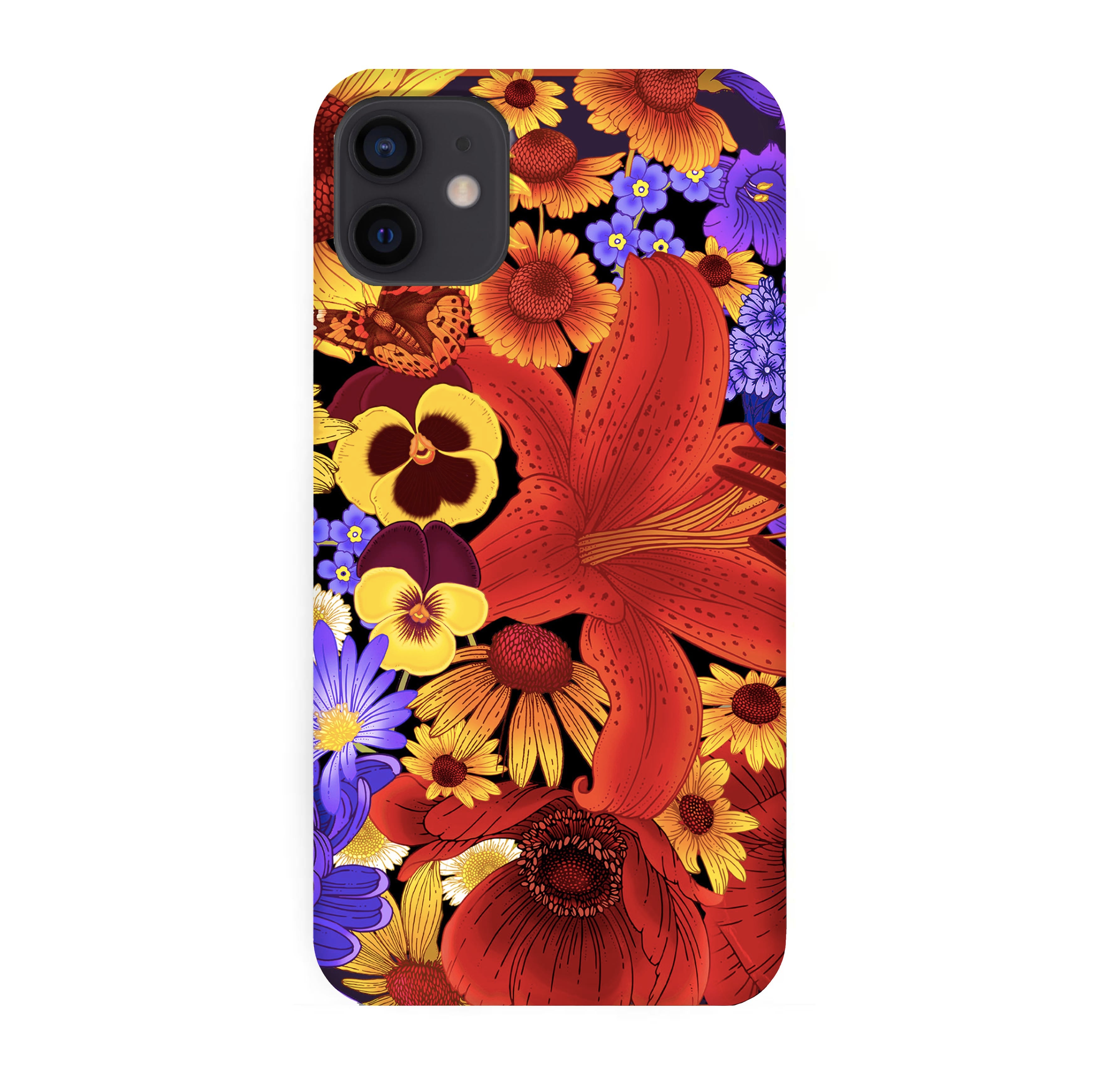Luxury Phone Case - Sunflower & Pansy