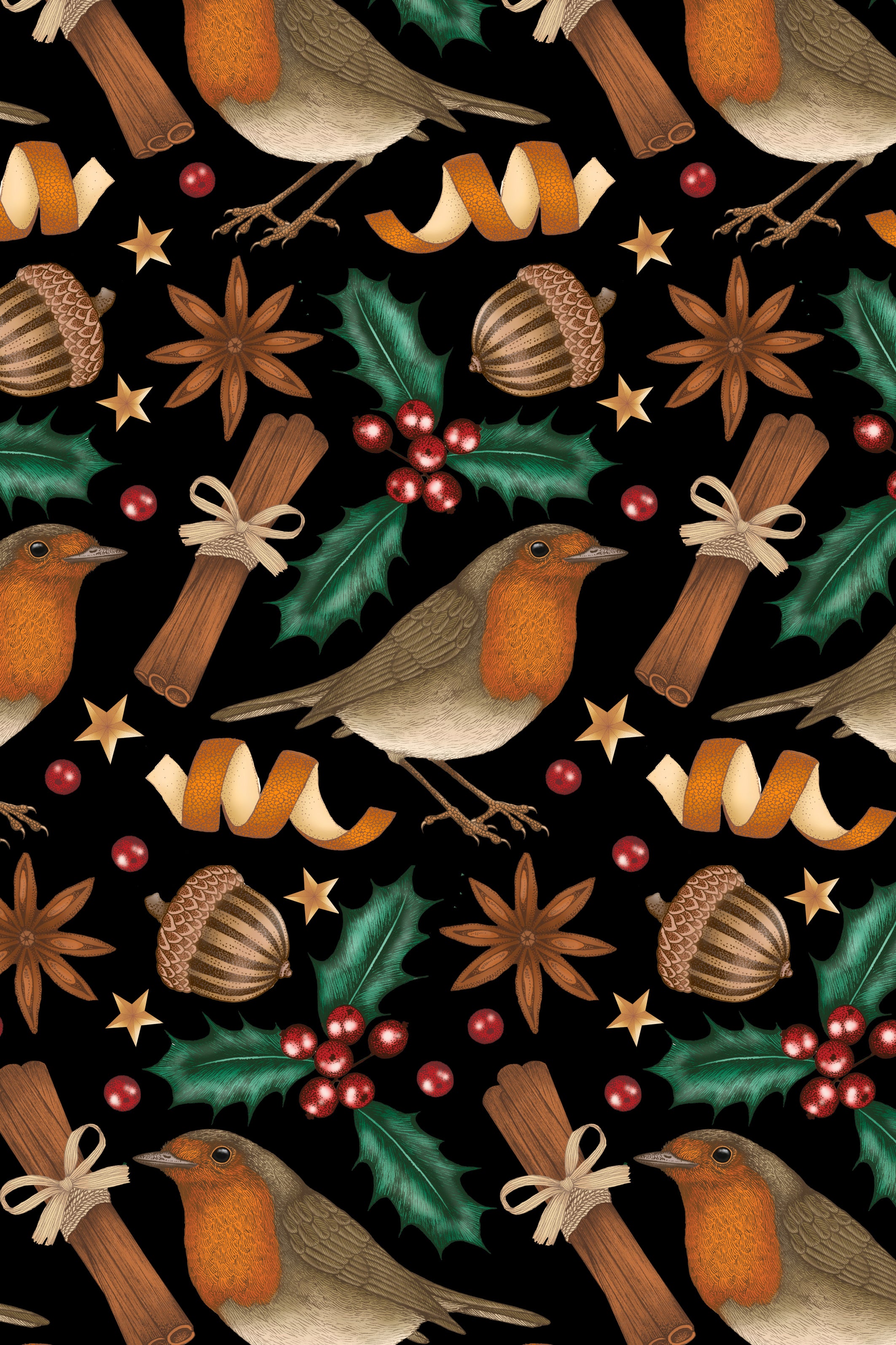 Robin & Cinnamon Print