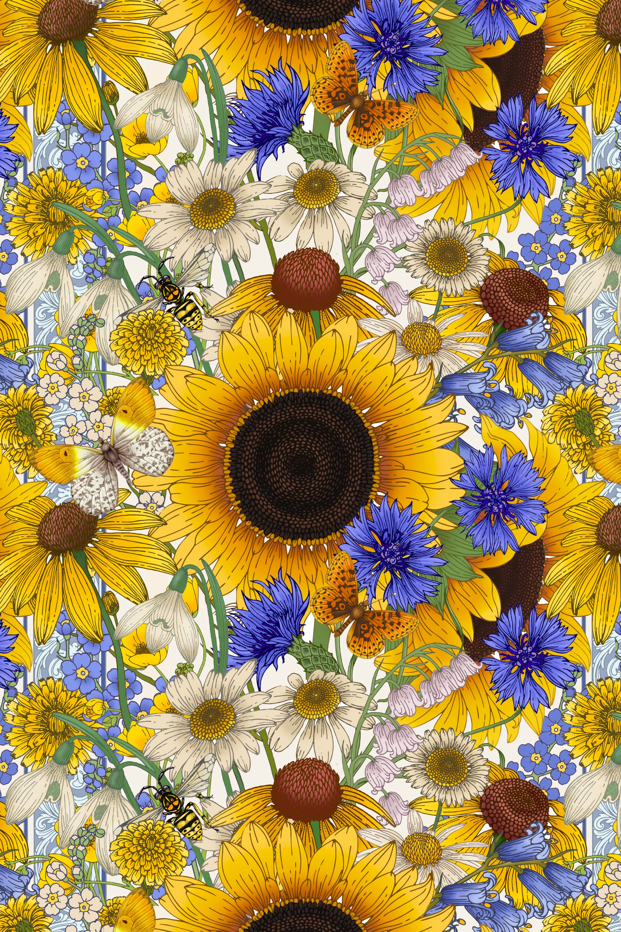 Sunflower Bouquet Print