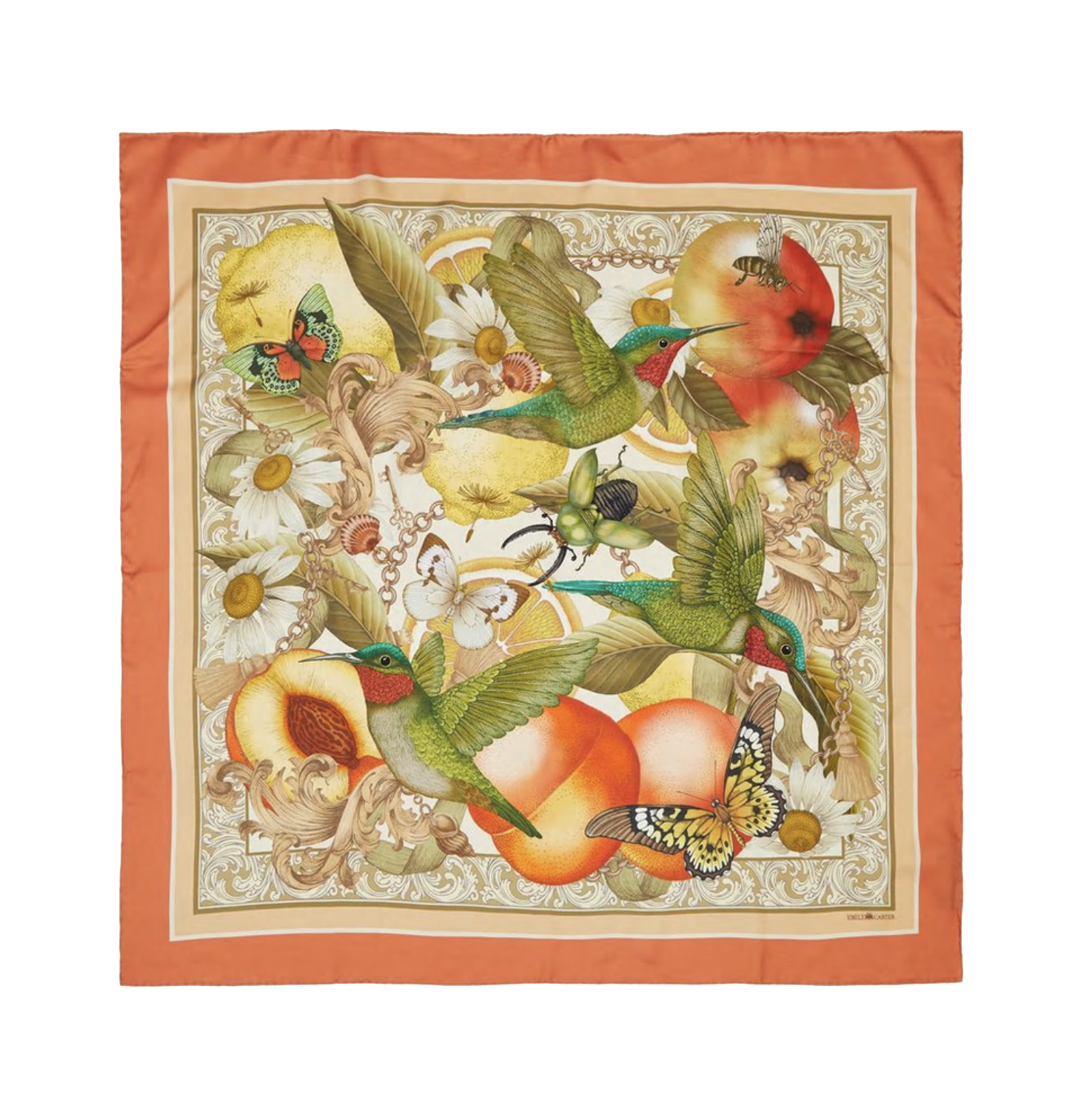 The Botanical Garden Silk Scarf | 65x65cm