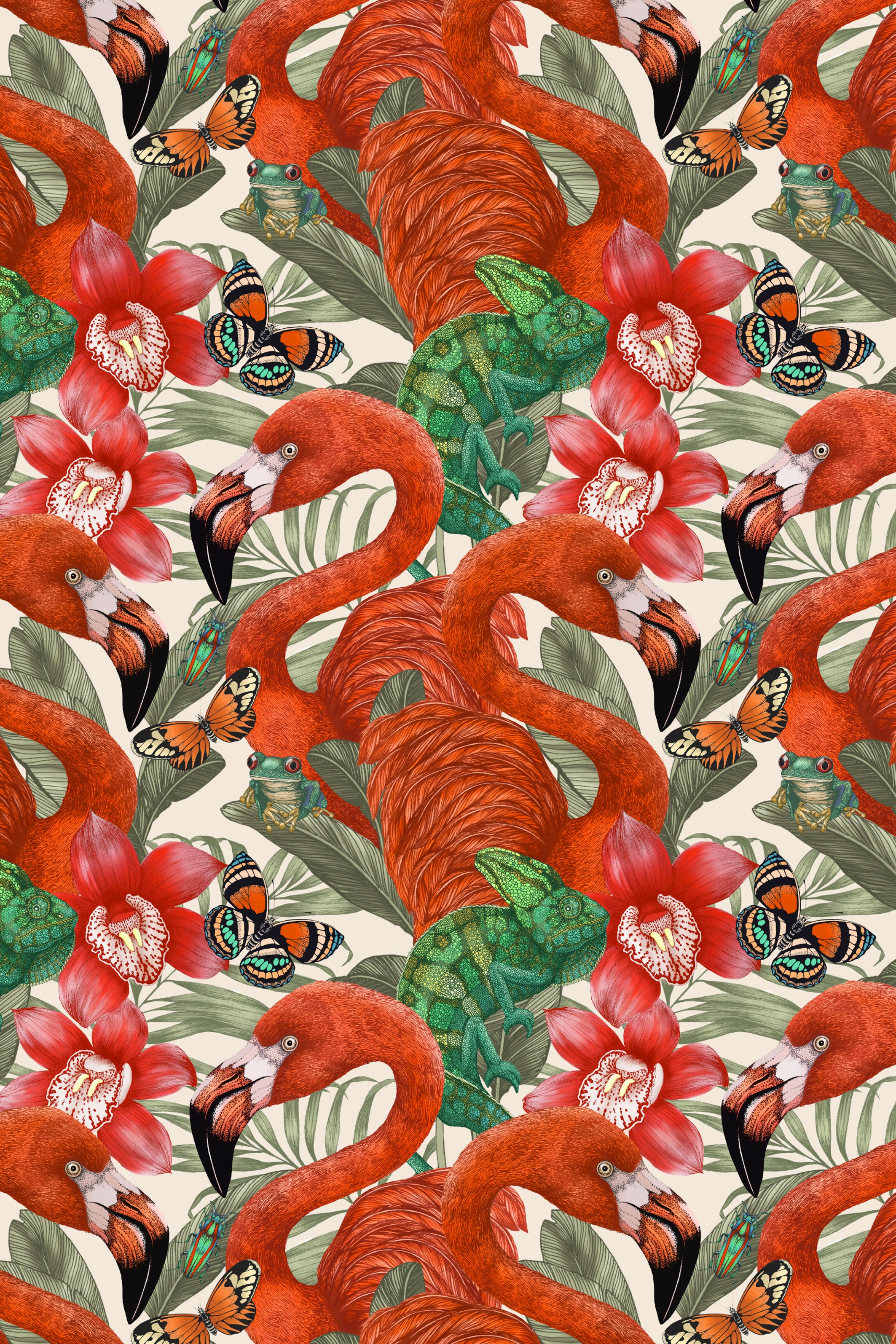 Flamingo Print