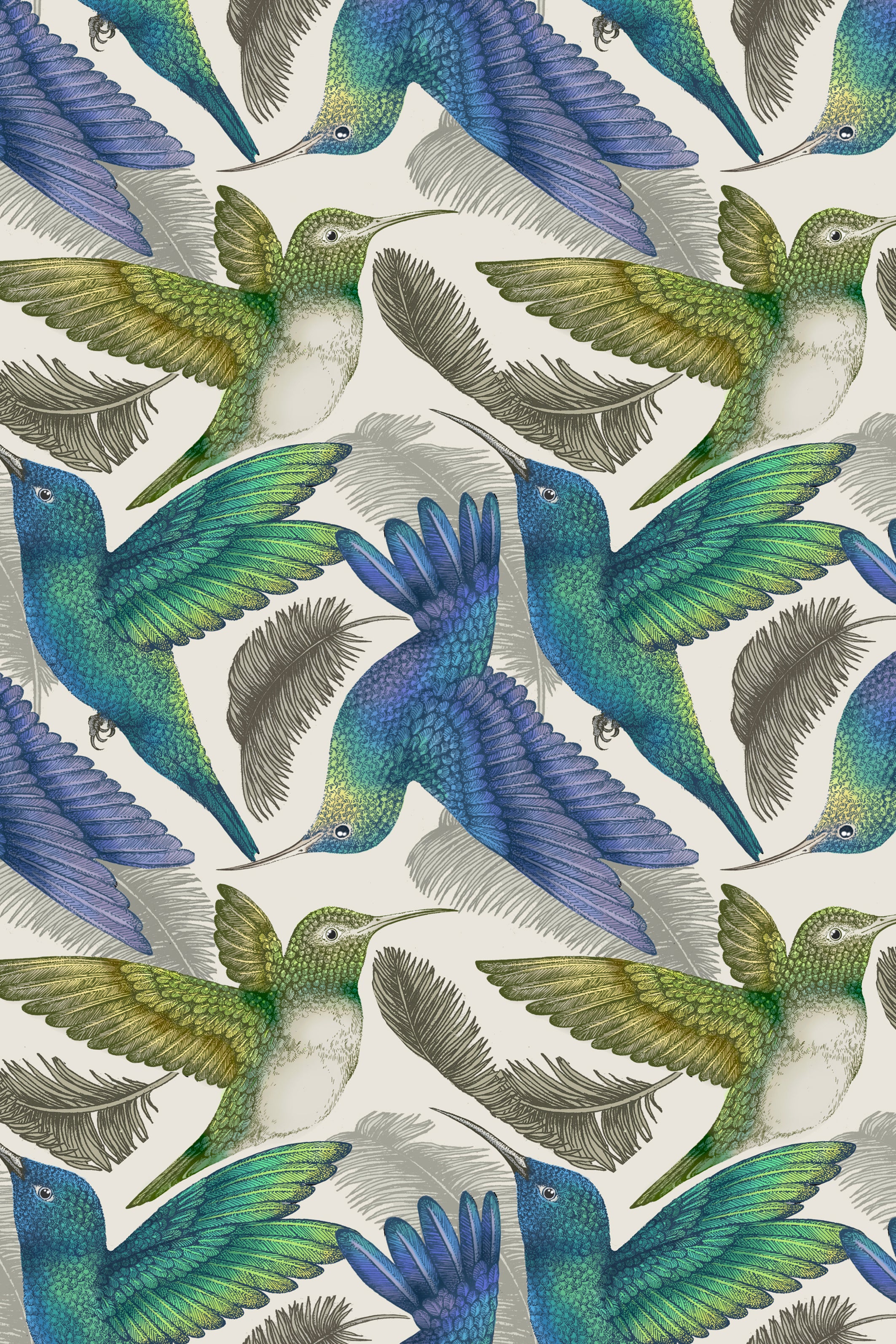 Tropical Hummingbird Print