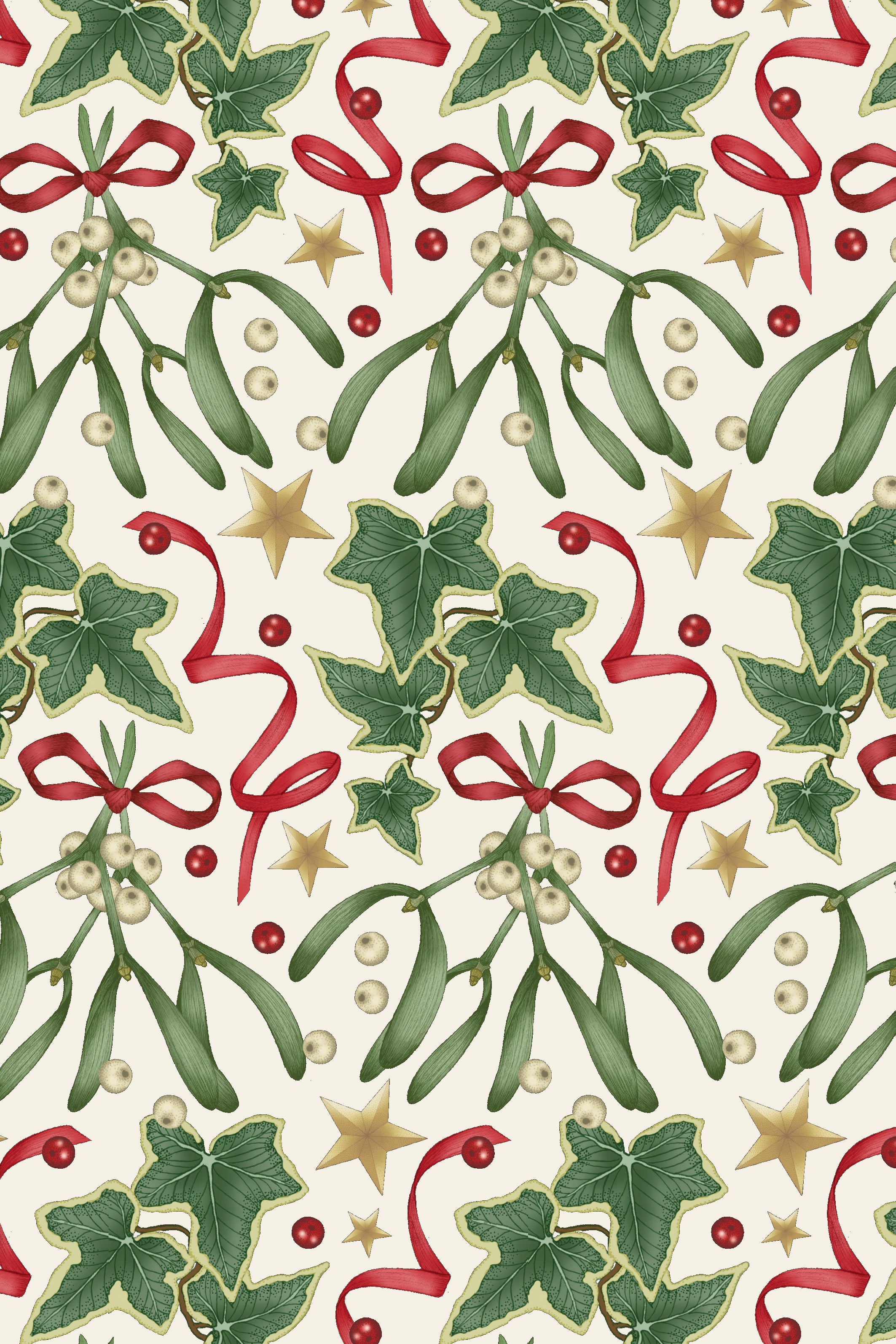 Ivy & Mistletoe Print