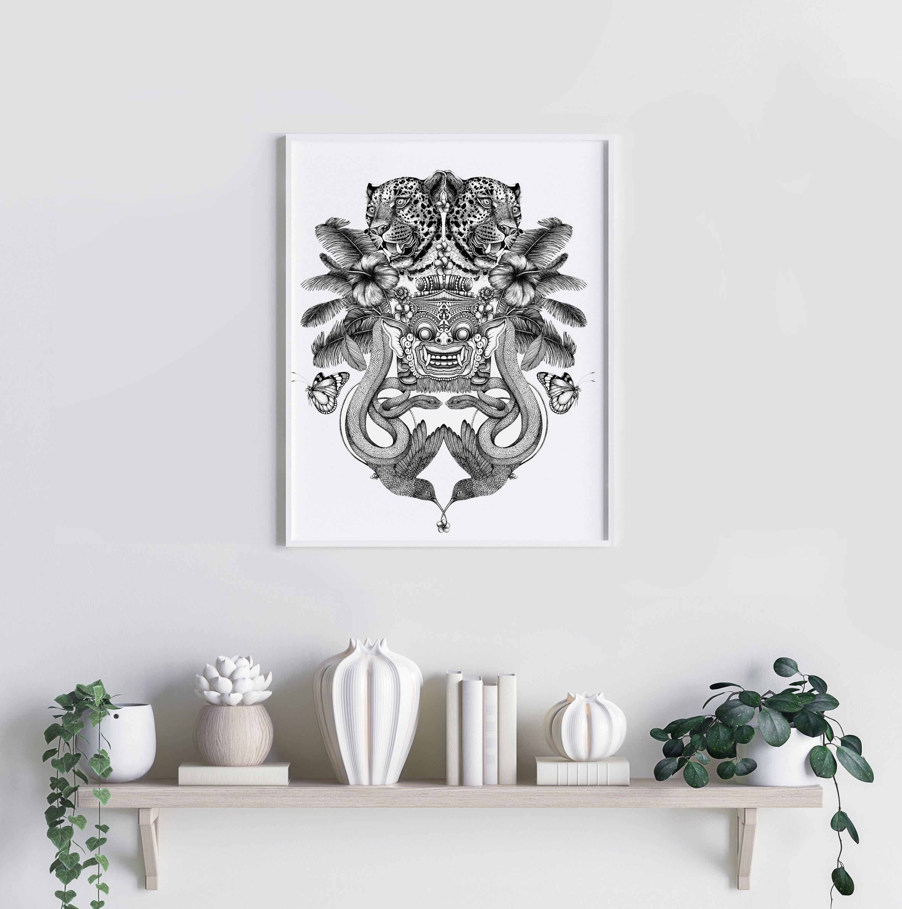 'Balinese Jungle' Fine Art Print - Emily Carter London