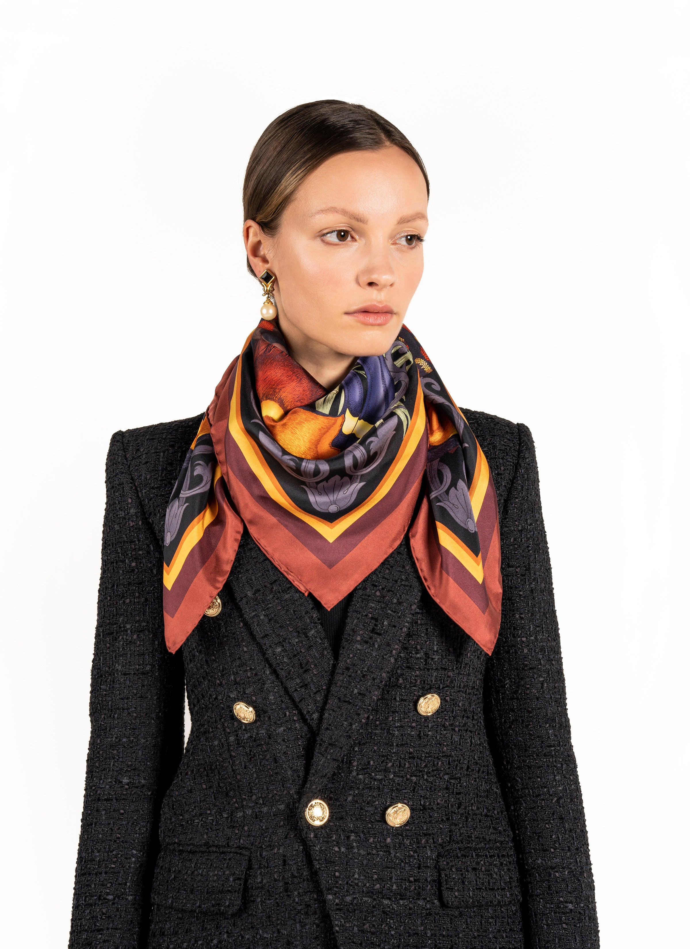 The Tropical Toucan Scarf | 90x90cm