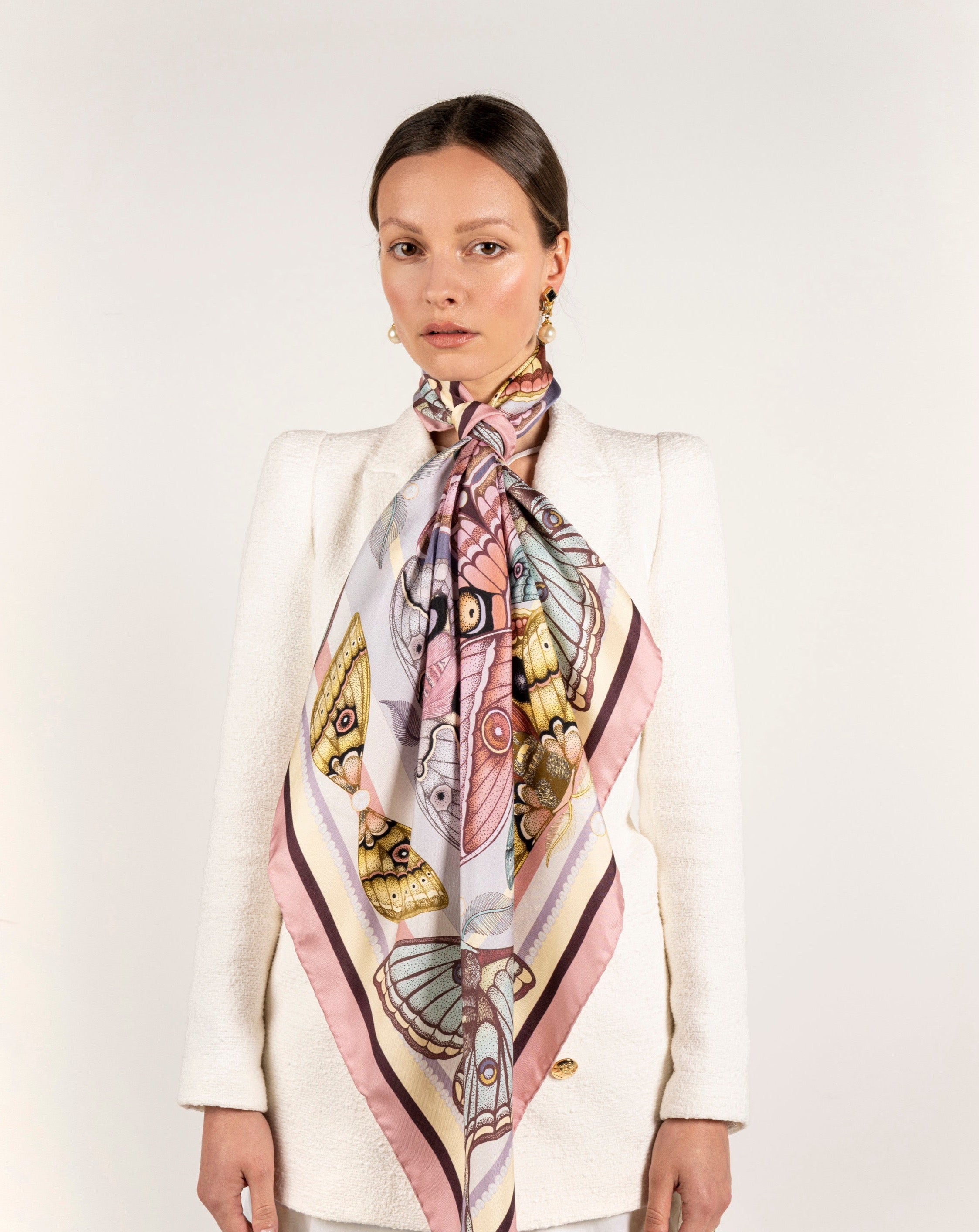 The Lunar Moth Scarf | 90x90cm