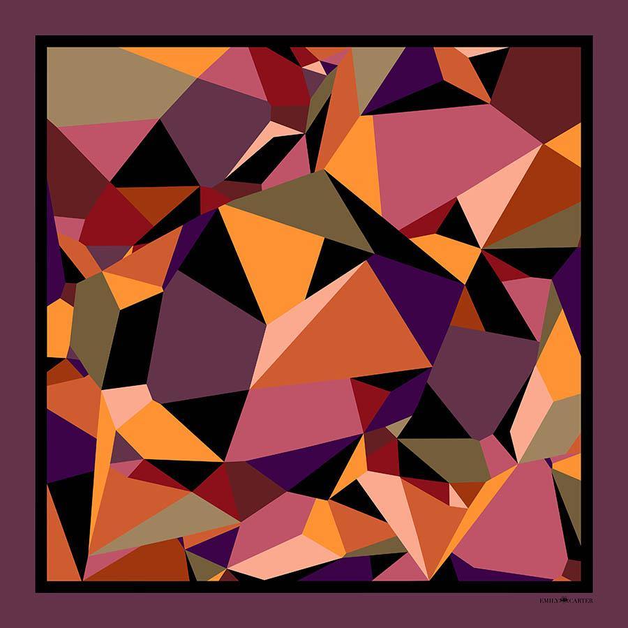 The Prism Silk Scarf | 90x90cm - Emily Carter London