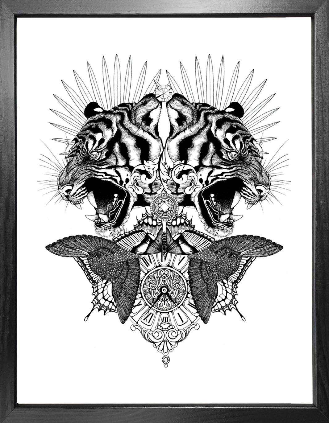 'Baroque Tiger' Fine Art Print