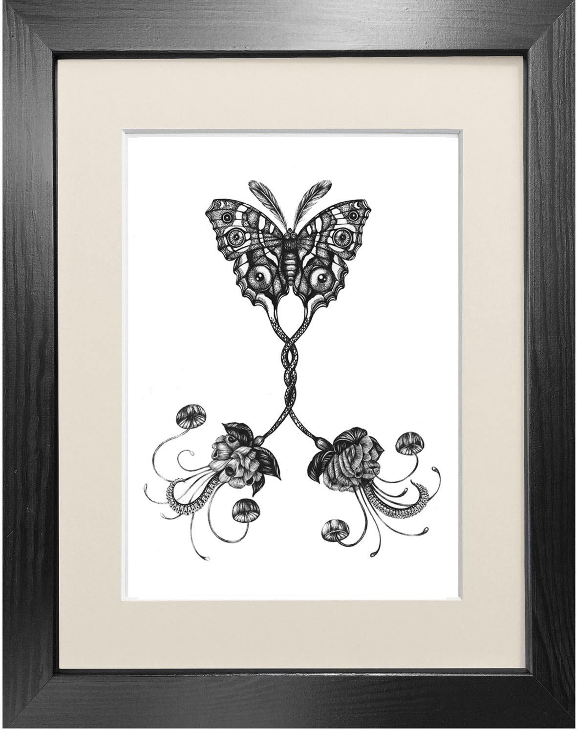 'Coenia Oculus' Fine Art Print - Emily Carter London