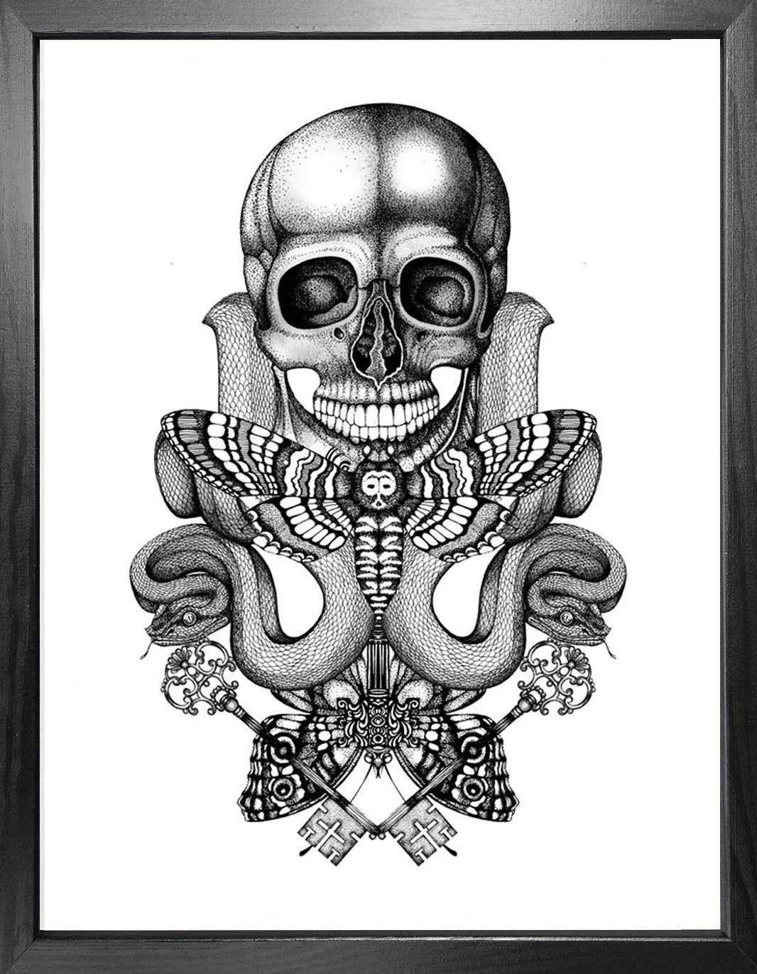 'Death's Head' Fine Art Print