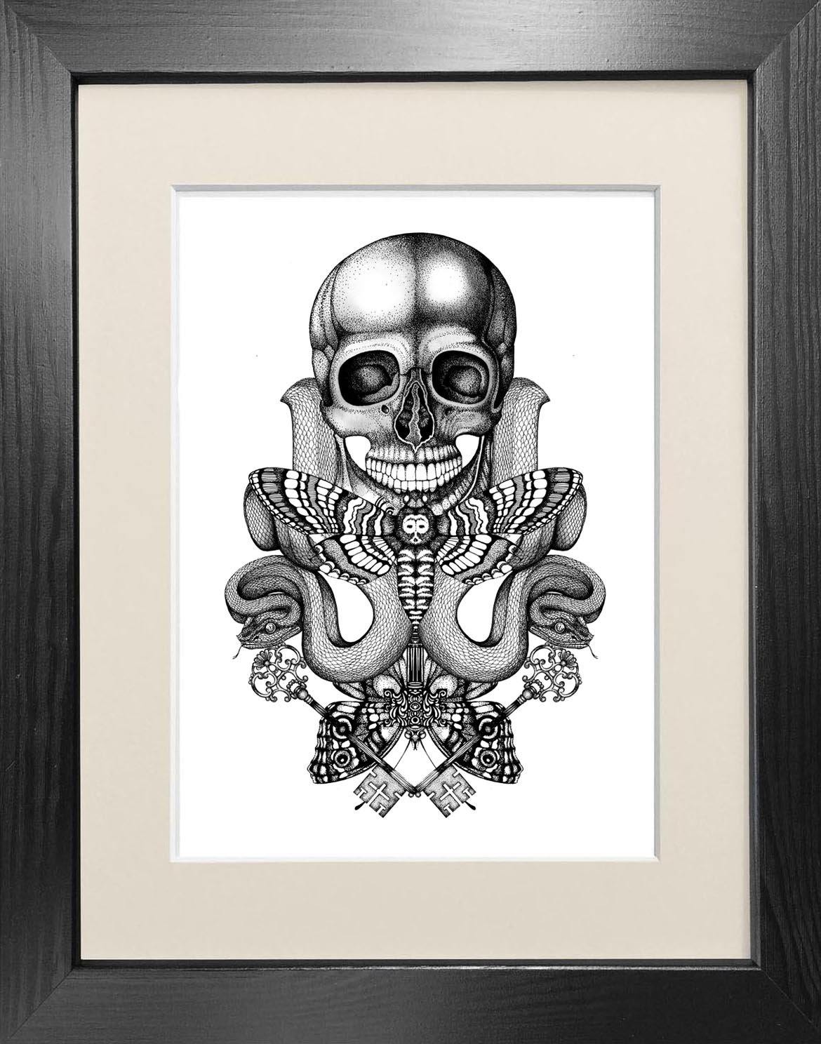 'Death's Head' Fine Art Print - Emily Carter London