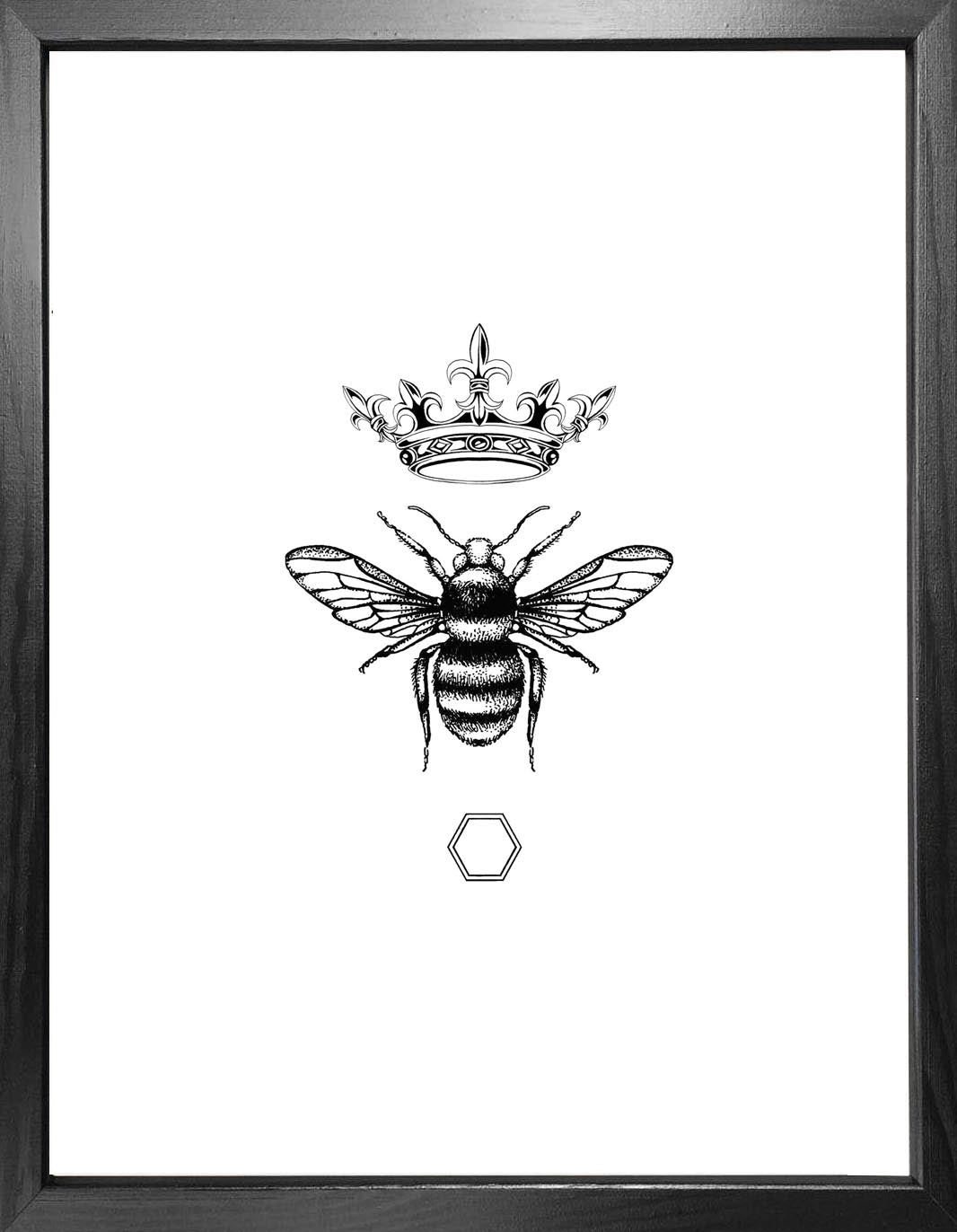 'Honey Queen Bee' Fine Art Print
