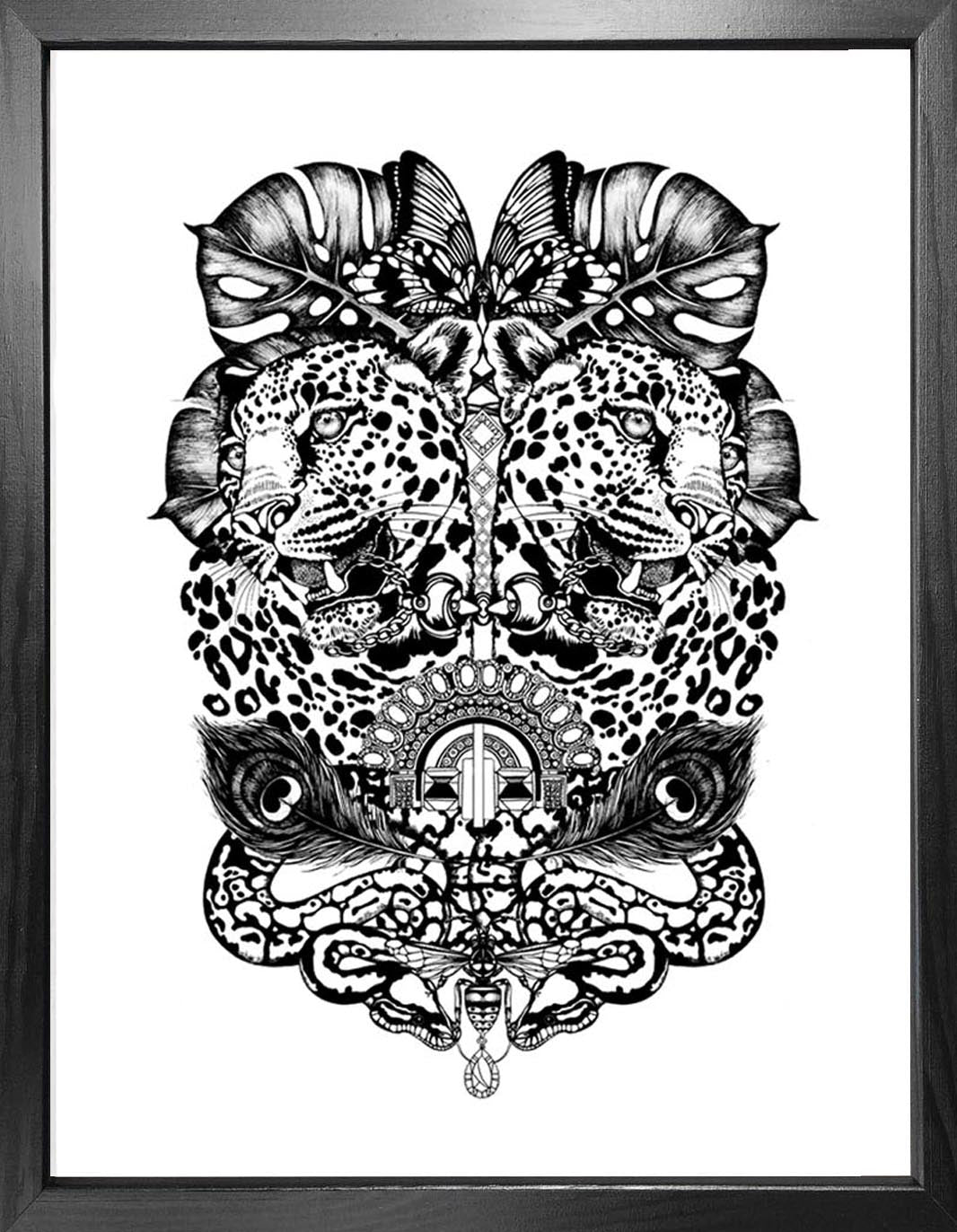 'Jewel & Jaguar' Fine Art Print