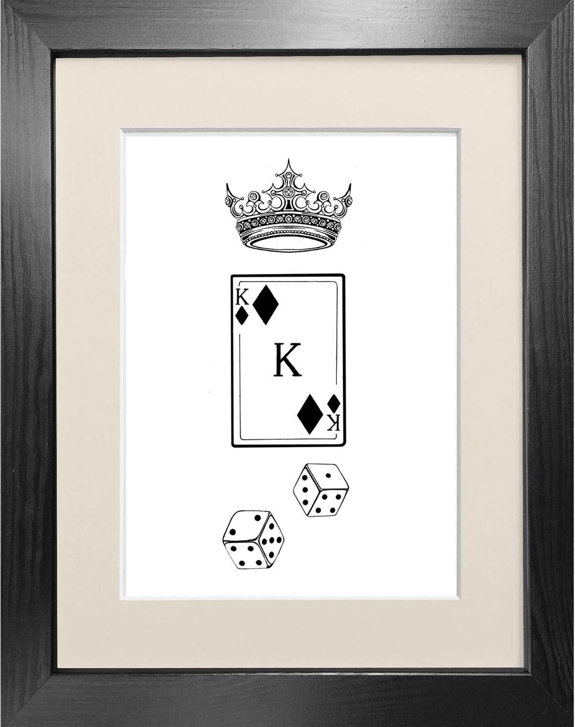 'King of Diamonds' Fine Art Print - Emily Carter London