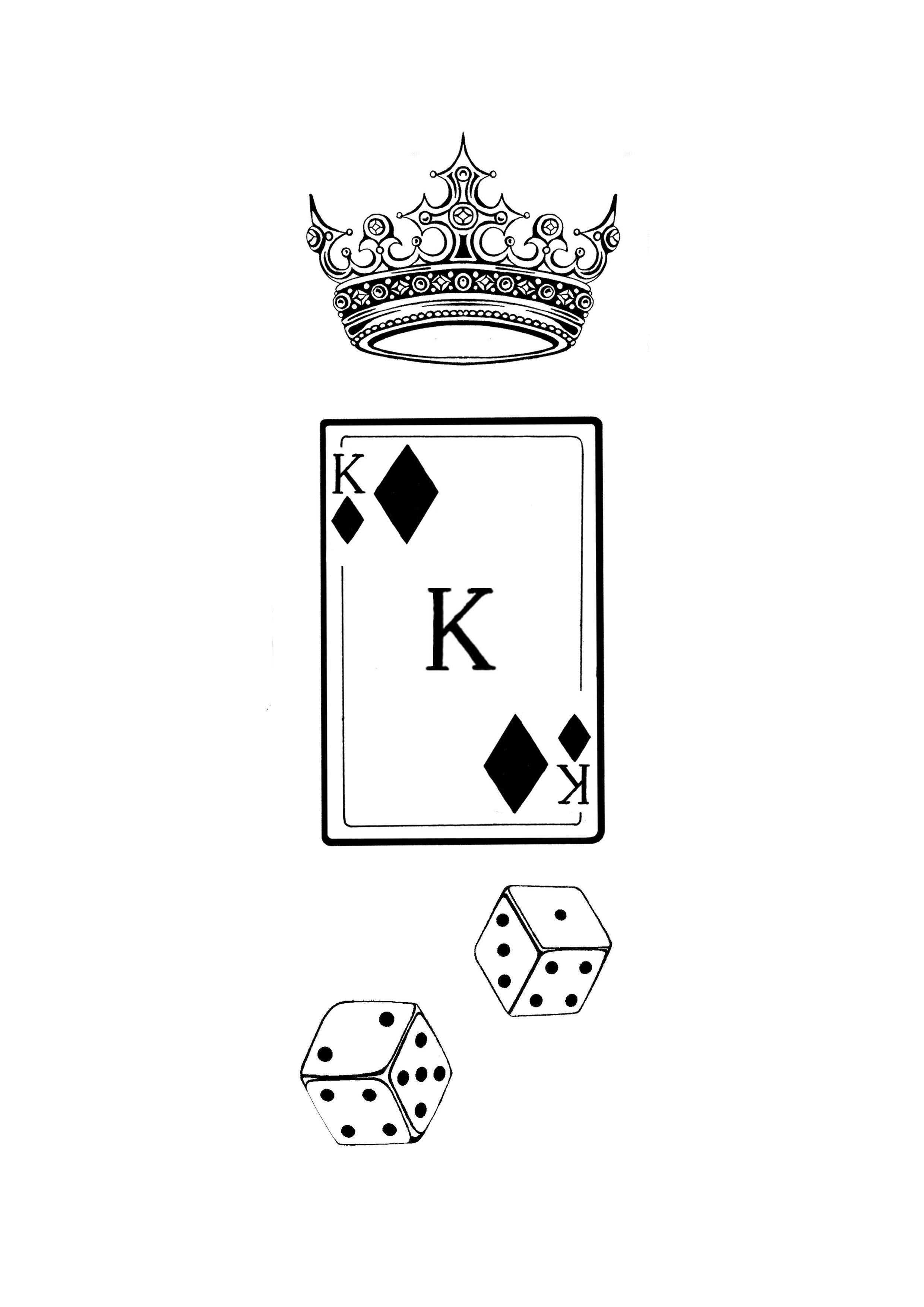 'King of Diamonds' Fine Art Print - Emily Carter London