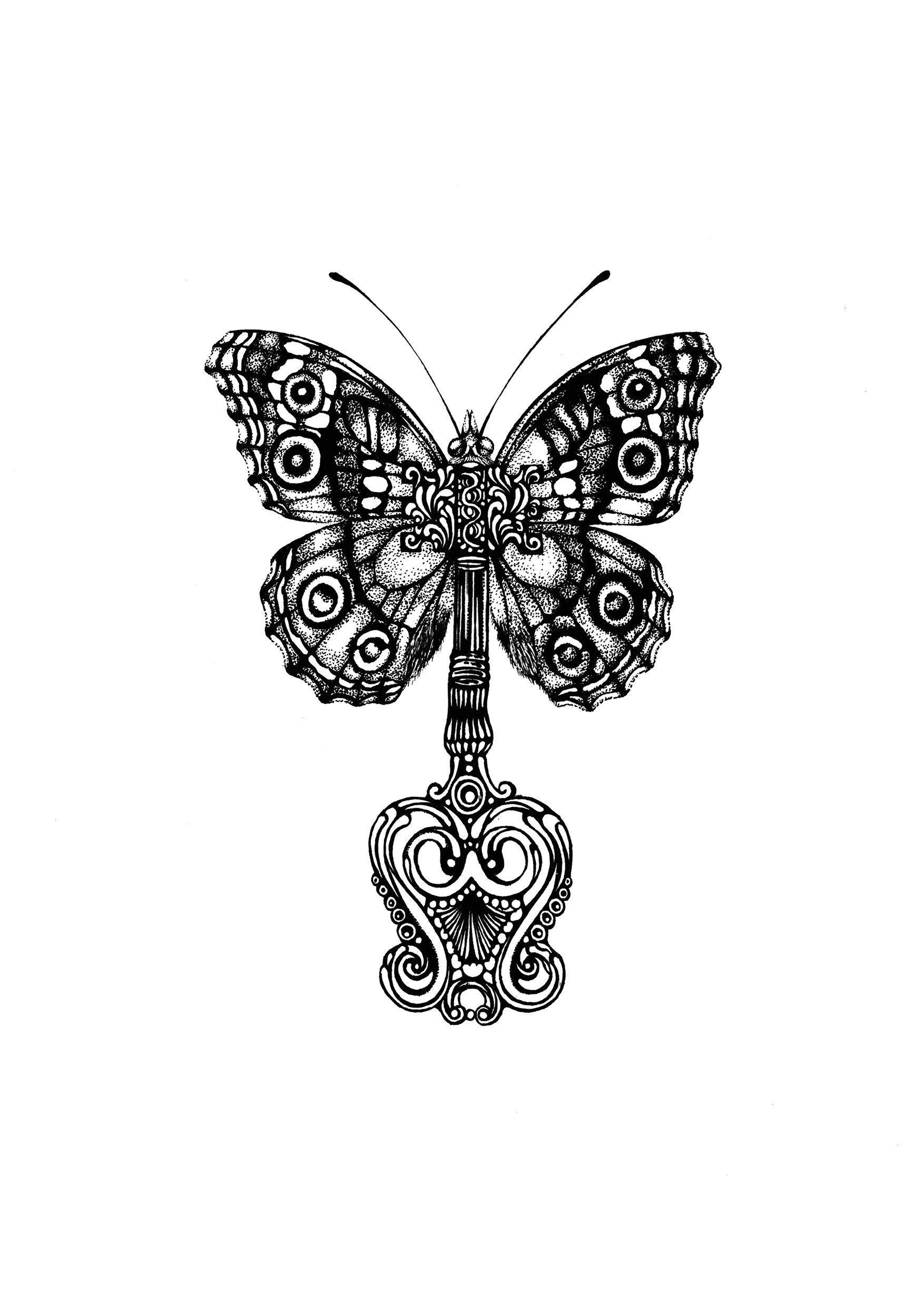'Papillon' Fine Art Print - Emily Carter London