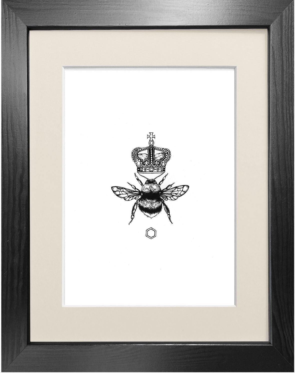 'The Queen Bee' Fine Art Print - Emily Carter London