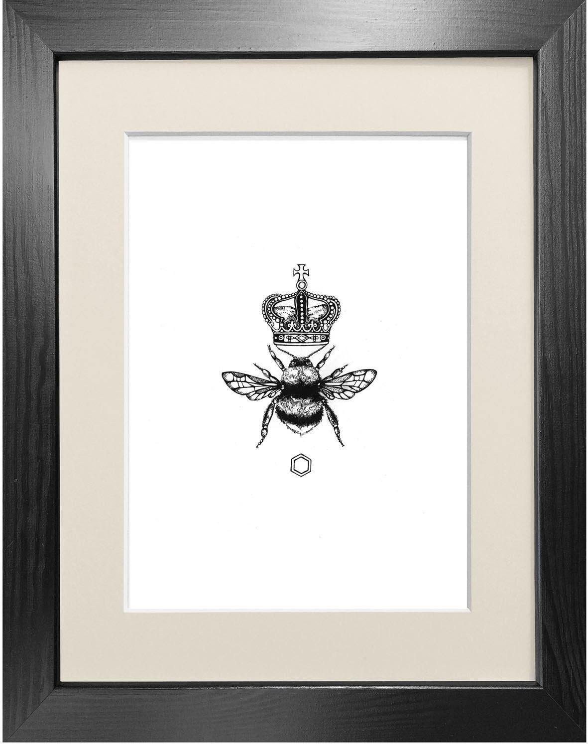 'The Queen Bee' Fine Art Print - Emily Carter London