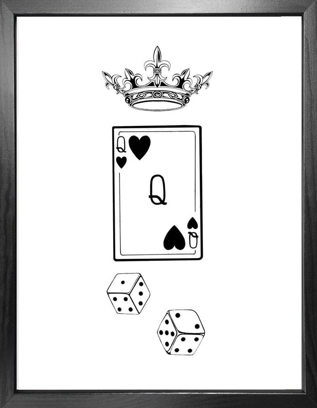 'Queen of Hearts' Fine Art Print