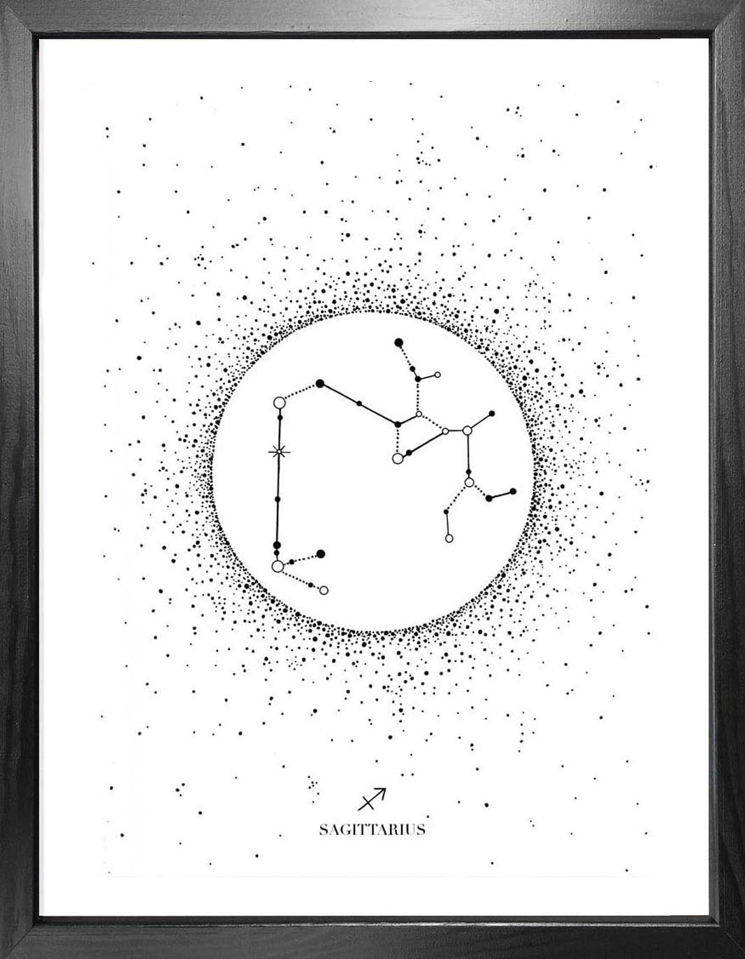 'Sagittarius Star Sign' Fine Art Print