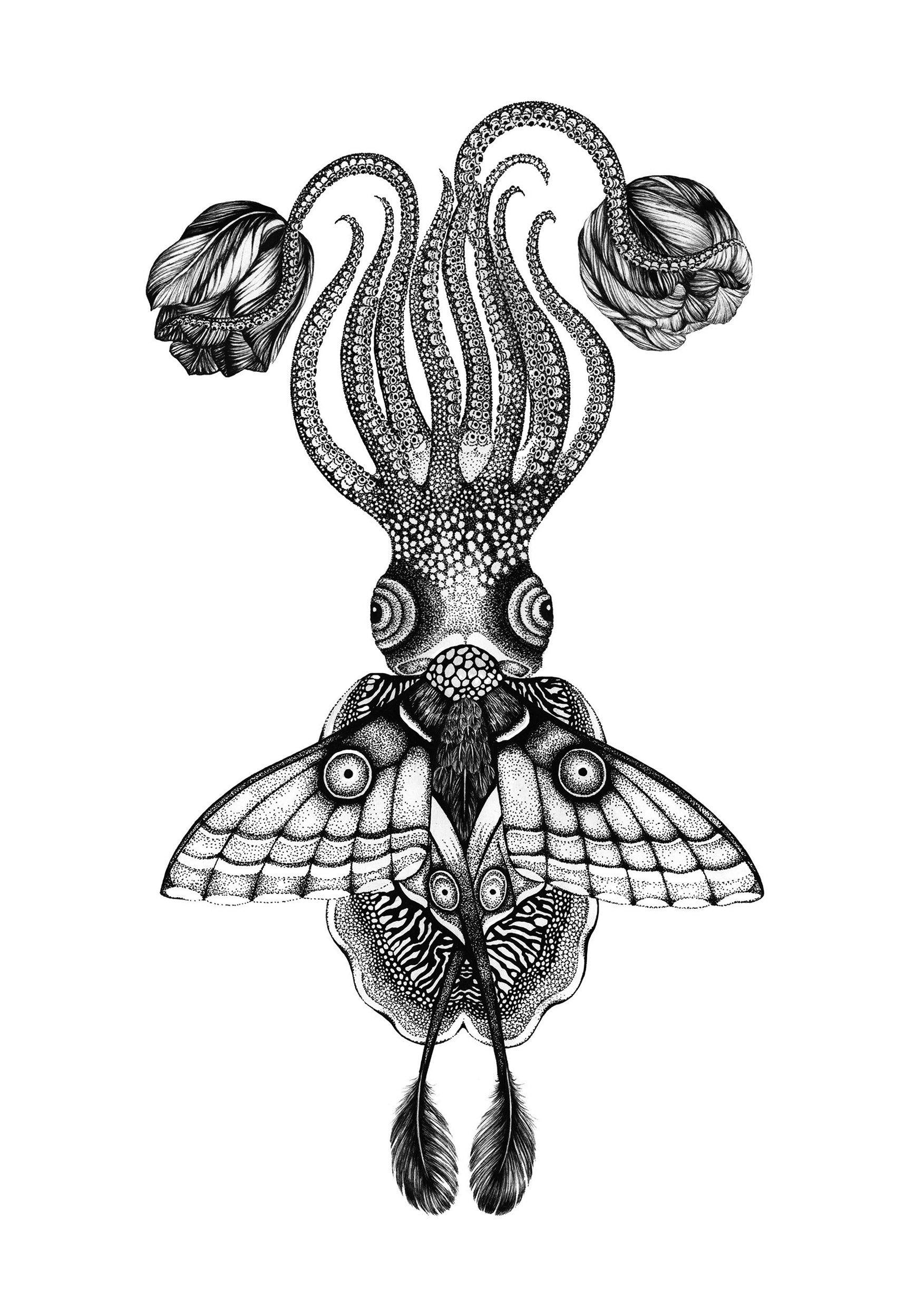 'Tethidadoptera' Fine Art Print - Emily Carter London