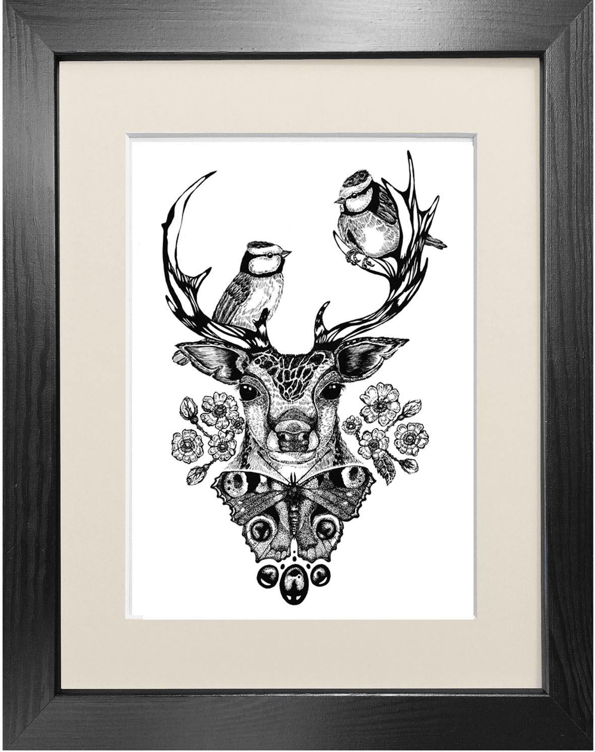 'The Roe Deer' Fine Art Print - Emily Carter London