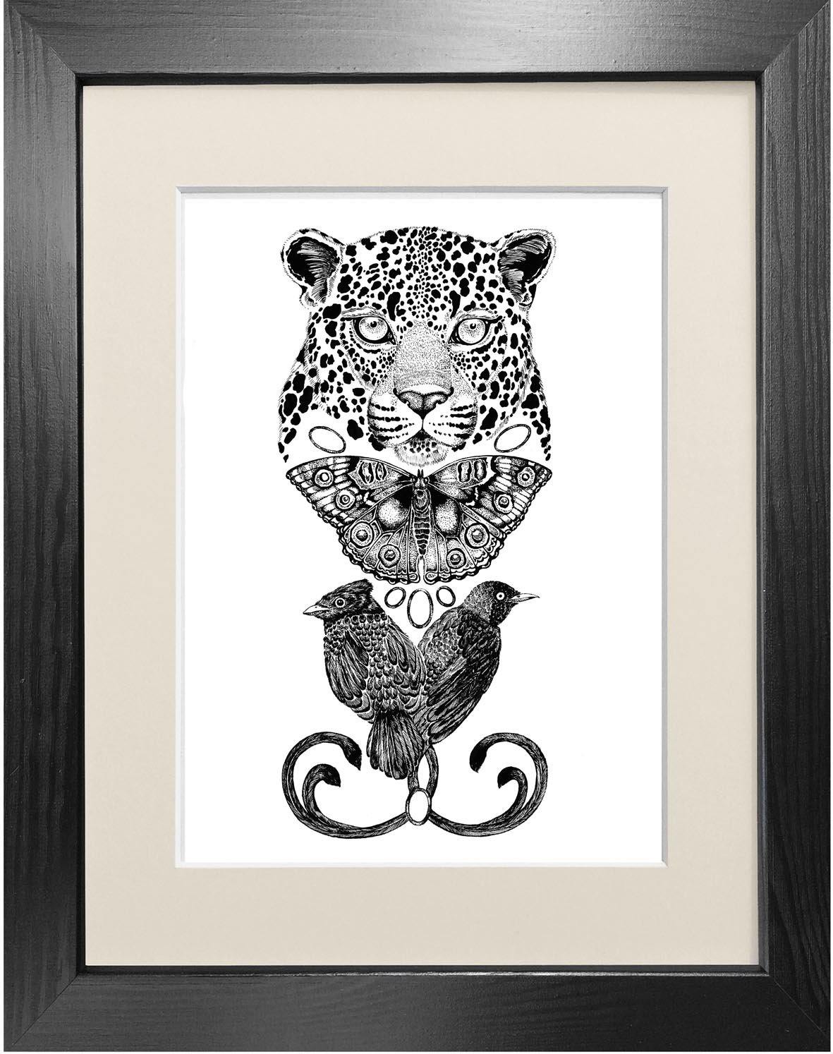 'The Tropical Leopard' Fine Art Print - Emily Carter London