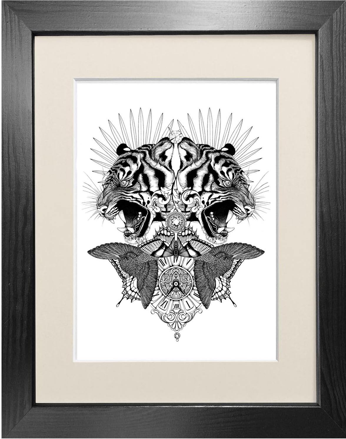 'Baroque Tiger' Fine Art Print - Emily Carter London