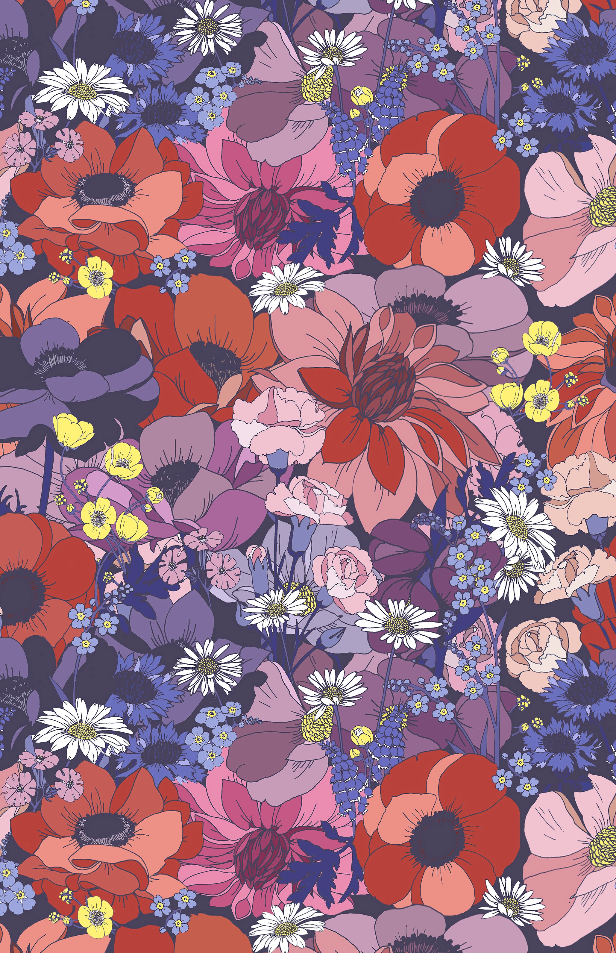 English Garden Wallpaper