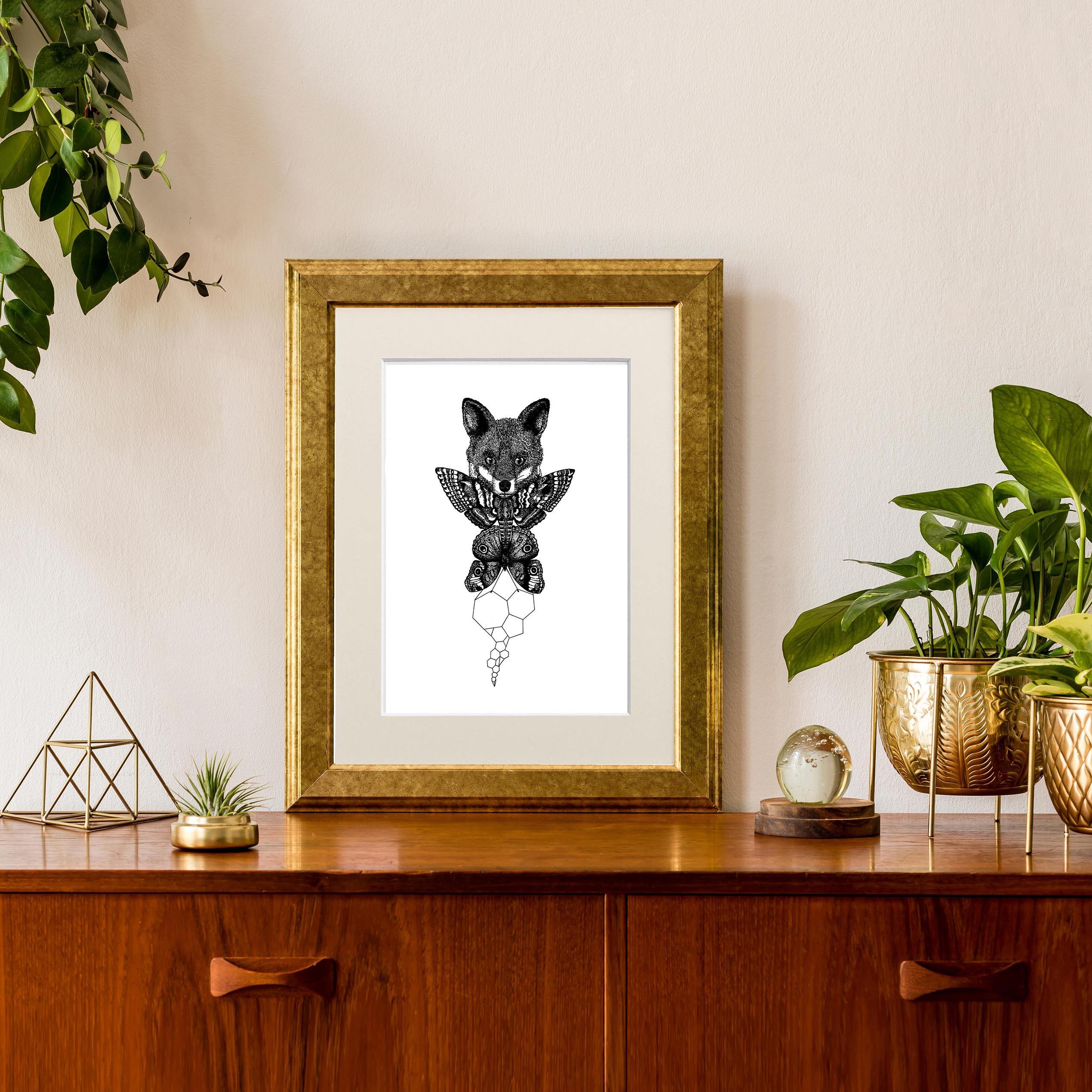 'The Fox' Fine Art Print - Emily Carter London