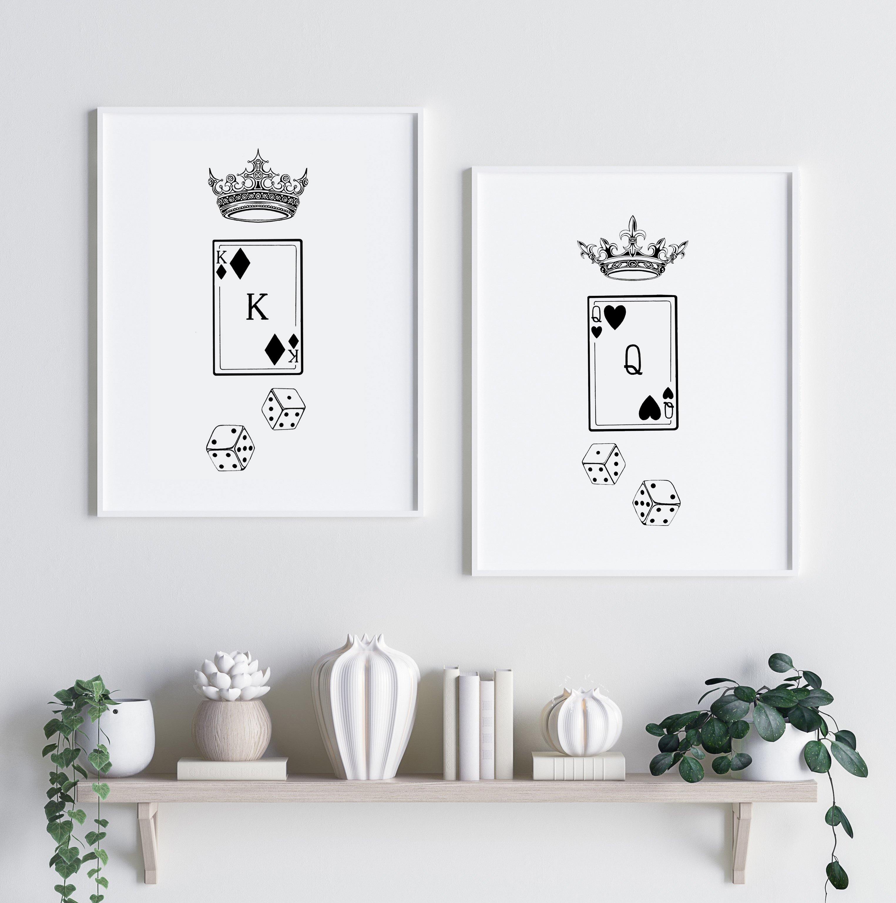 'King of Diamonds' Fine Art Print - Emily Carter London